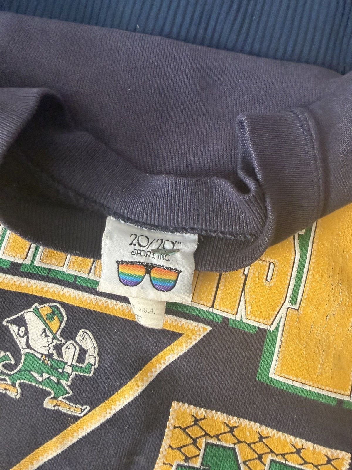 Other Vintage 20/20 Inc Notre Dame Sweatshirt Size US L / EU 52-54 / 3 - 2 Thumbnail
