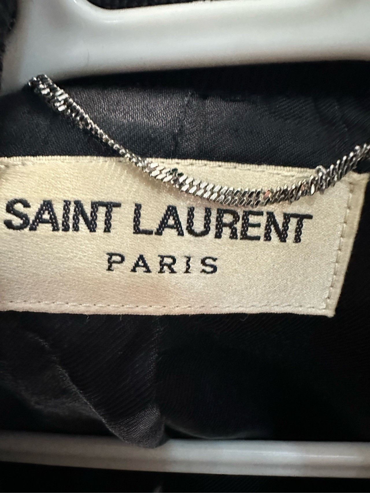 Saint Laurent Paris Saint laurent Black color-block baseball jacket 2501-Nextar Size US M / EU 48-50 / 2 - 5 Thumbnail