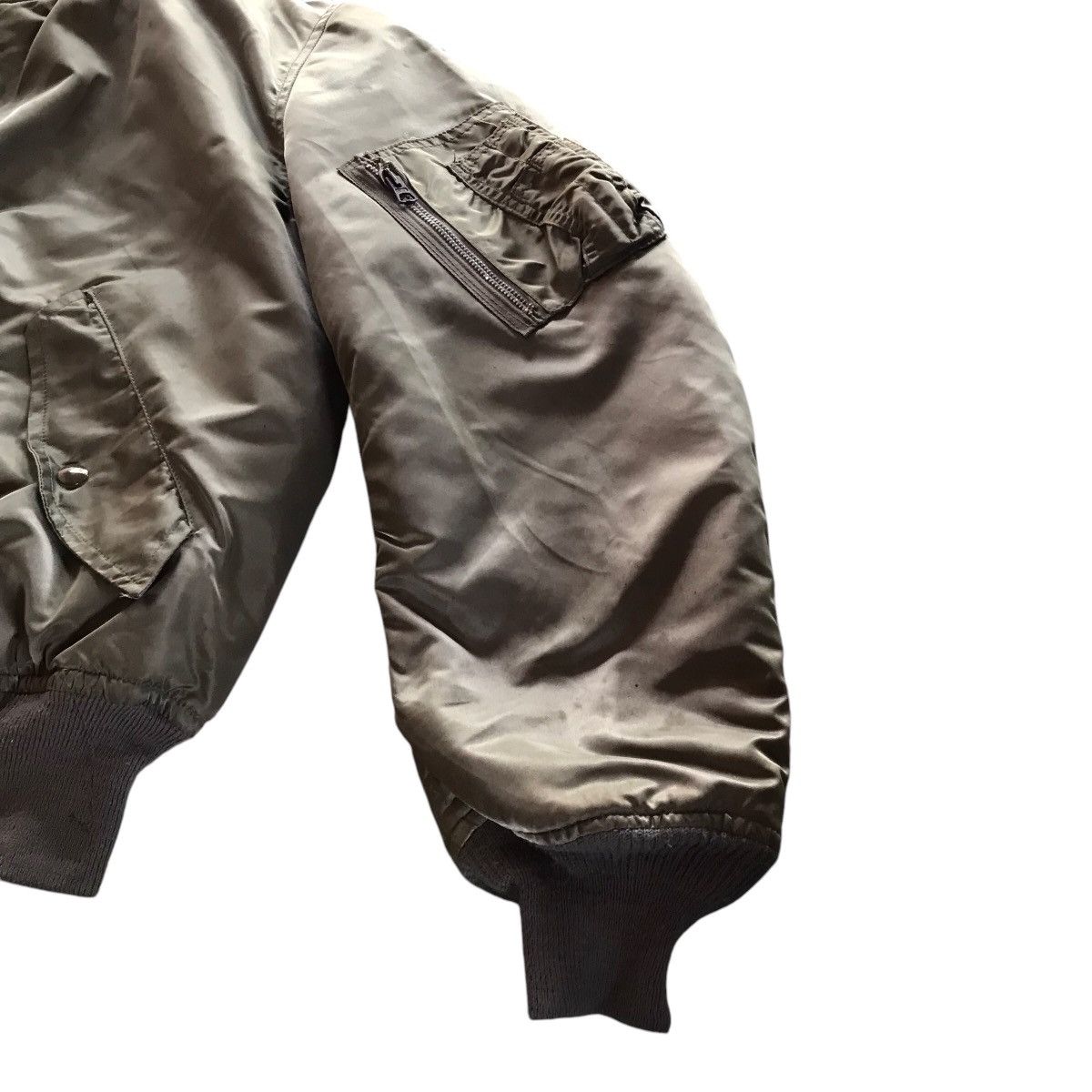 Schott Rare Vintage Schott MA 1 Flight Bomber Jacket Size US L / EU 52-54 / 3 - 7 Thumbnail