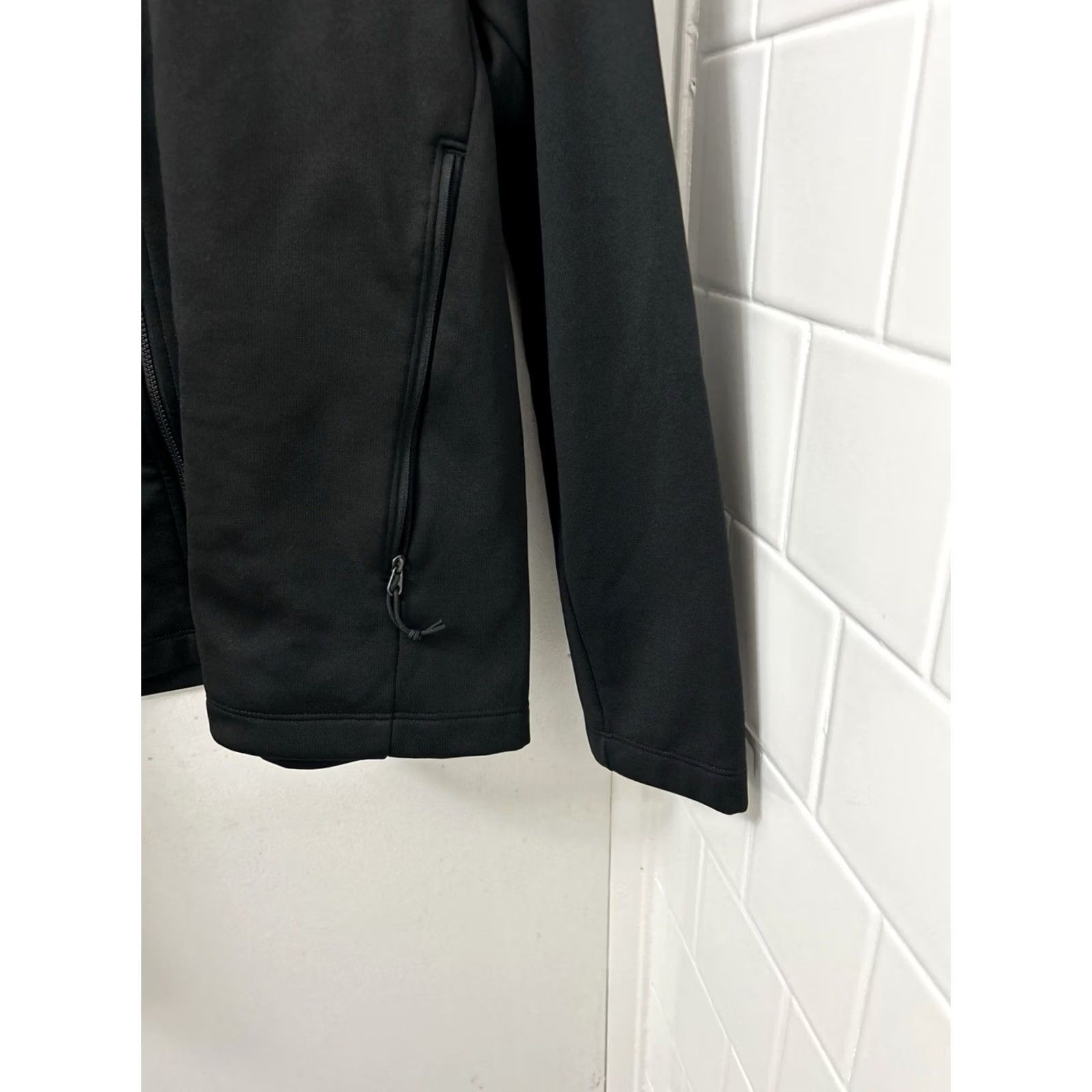 The North Face The North Face Jacket Mens L Black Lightweight Fleece Lined Full Zip L/S Size US L / EU 52-54 / 3 - 7 Thumbnail