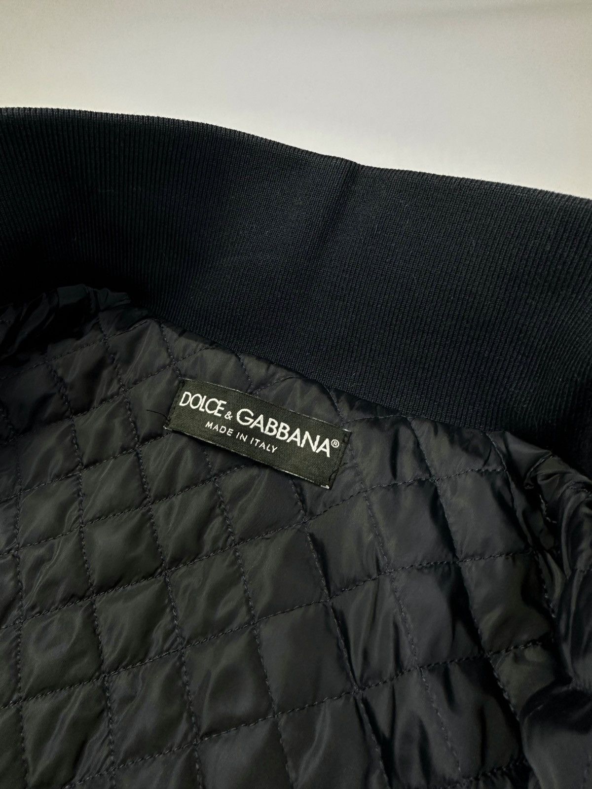 Dolce & Gabbana Dolce Gabbana Faux Bomber DG Logo Patch Size US L / EU 52-54 / 3 - 7 Thumbnail
