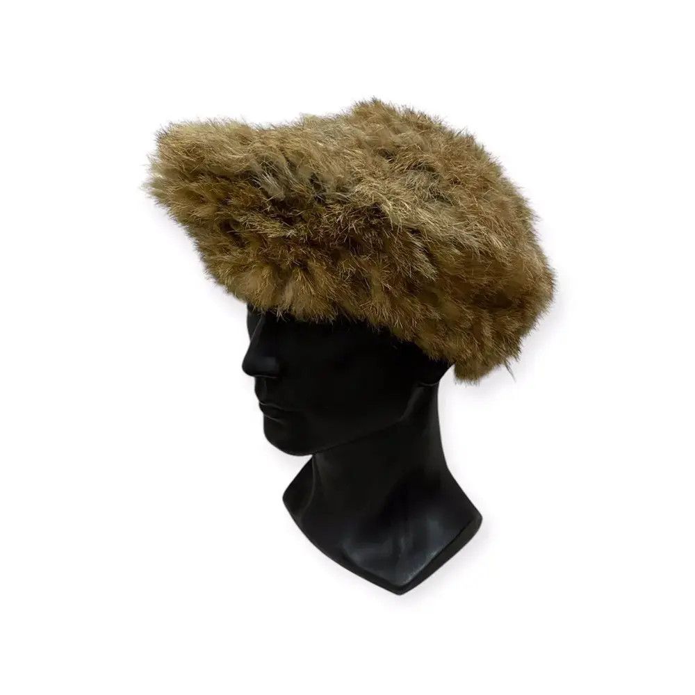 Japanese Brand Rabbit Fur Fleece Very Rare Japanese Brand Hat Size ONE SIZE - 1 Thumbnail