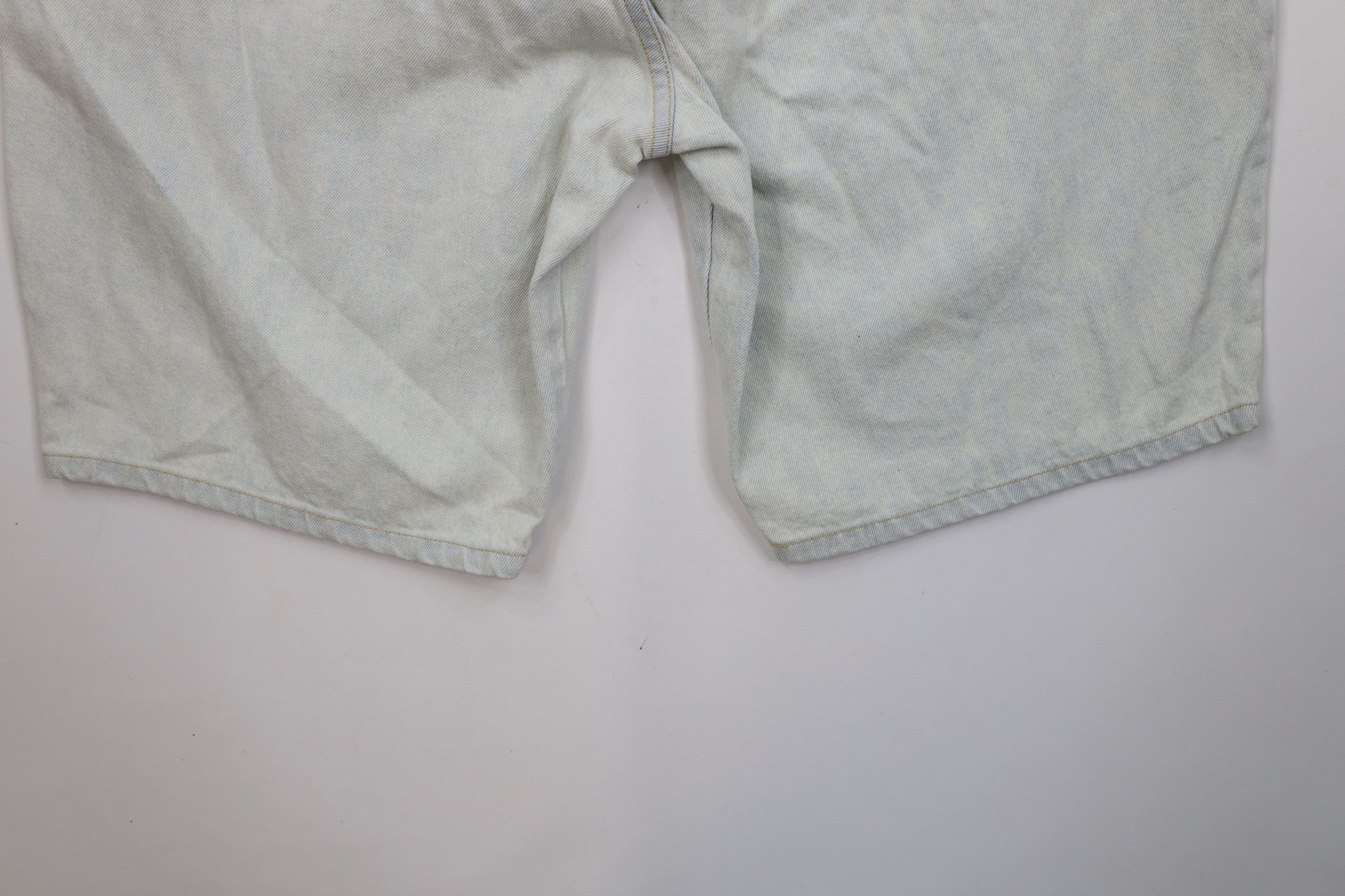 Vintage Deadstock Vintage 90s Streetwear Fit Denim Jean Shorts Blue Size US 42 / EU 58 - 10 Thumbnail