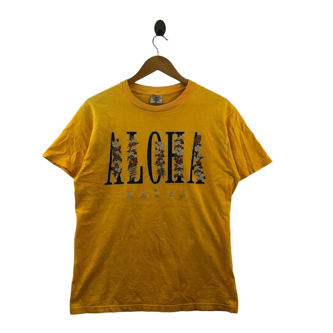 Fruit Of The Loom Vintage ALOHA KAUAI Maiki Aiu Lake Song Hawaii Tee Shirt Size M / US 6-8 / IT 42-44 - 1 Thumbnail