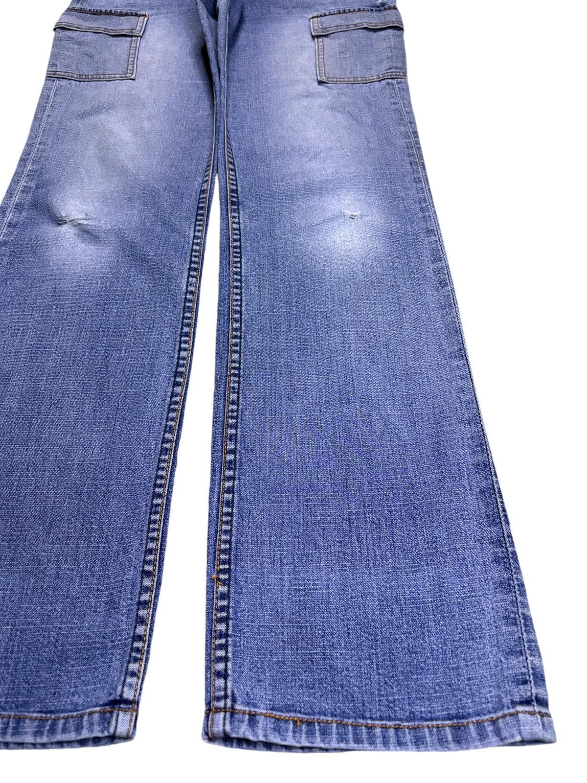 Levi's × Levi's Vintage Clothing Vintage 90s Levis Signature Faded Wash Cargo Carpenter Jeans Size 28" / US 6 / IT 42 - 7 Thumbnail