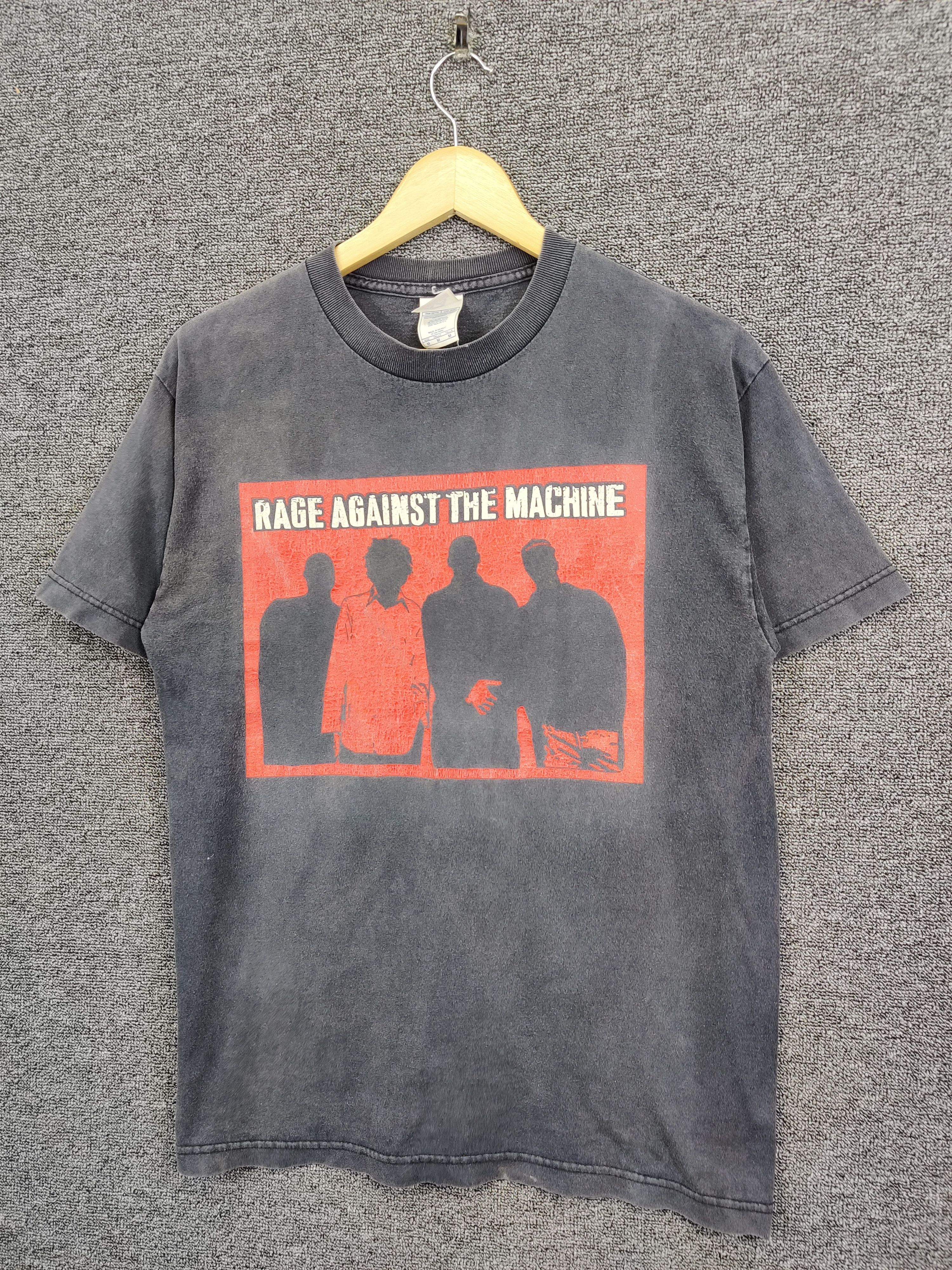 Band Tees Vintage Rage Against The Machine Sun Faded Band Tee Tshirt Size US M / EU 48-50 / 2 - 2 Thumbnail