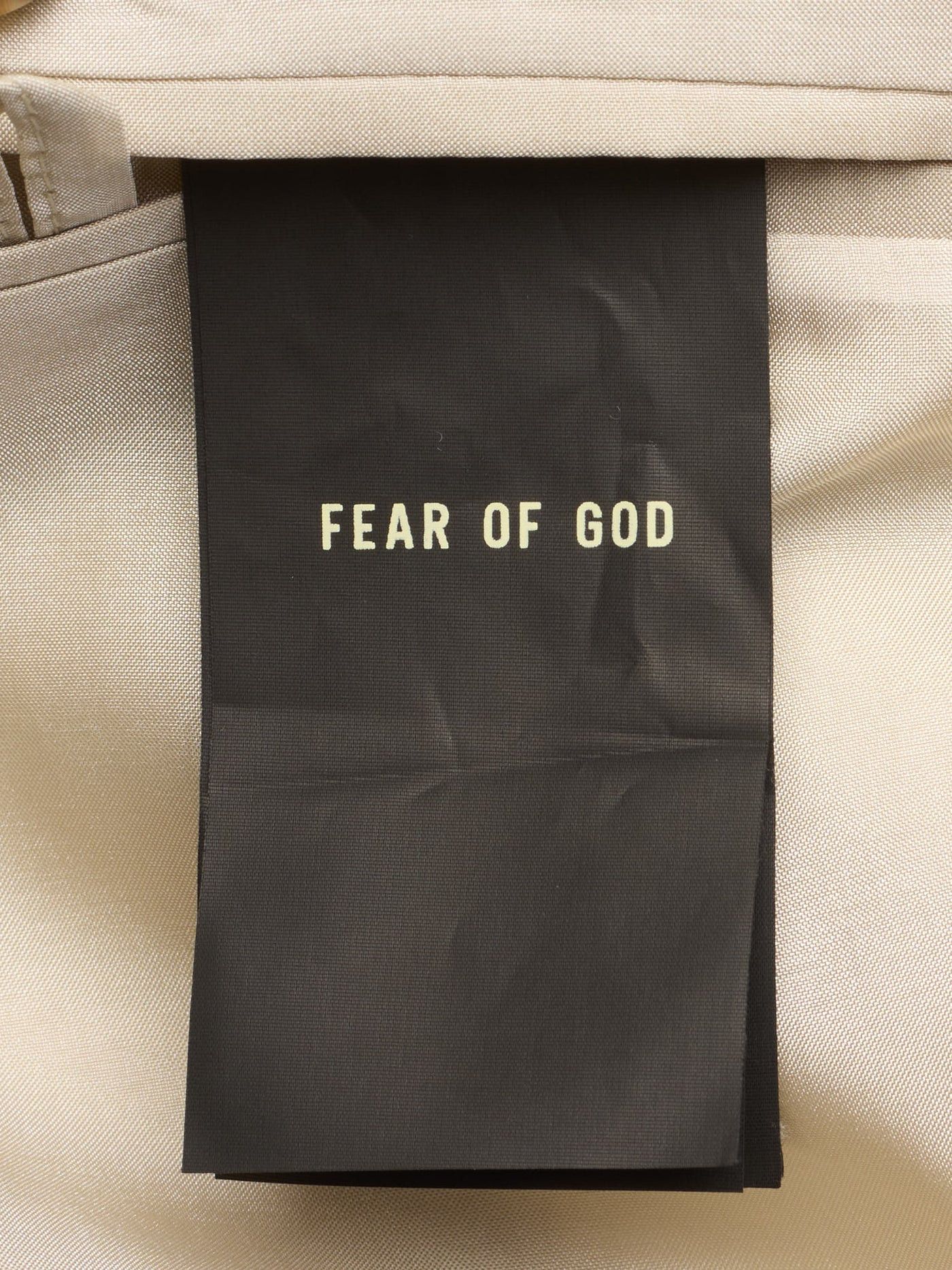 Fear of God FEAR OF GOD Beige Eternal Virgin Wool Lapelless Jacket Size 40R - 10 Thumbnail