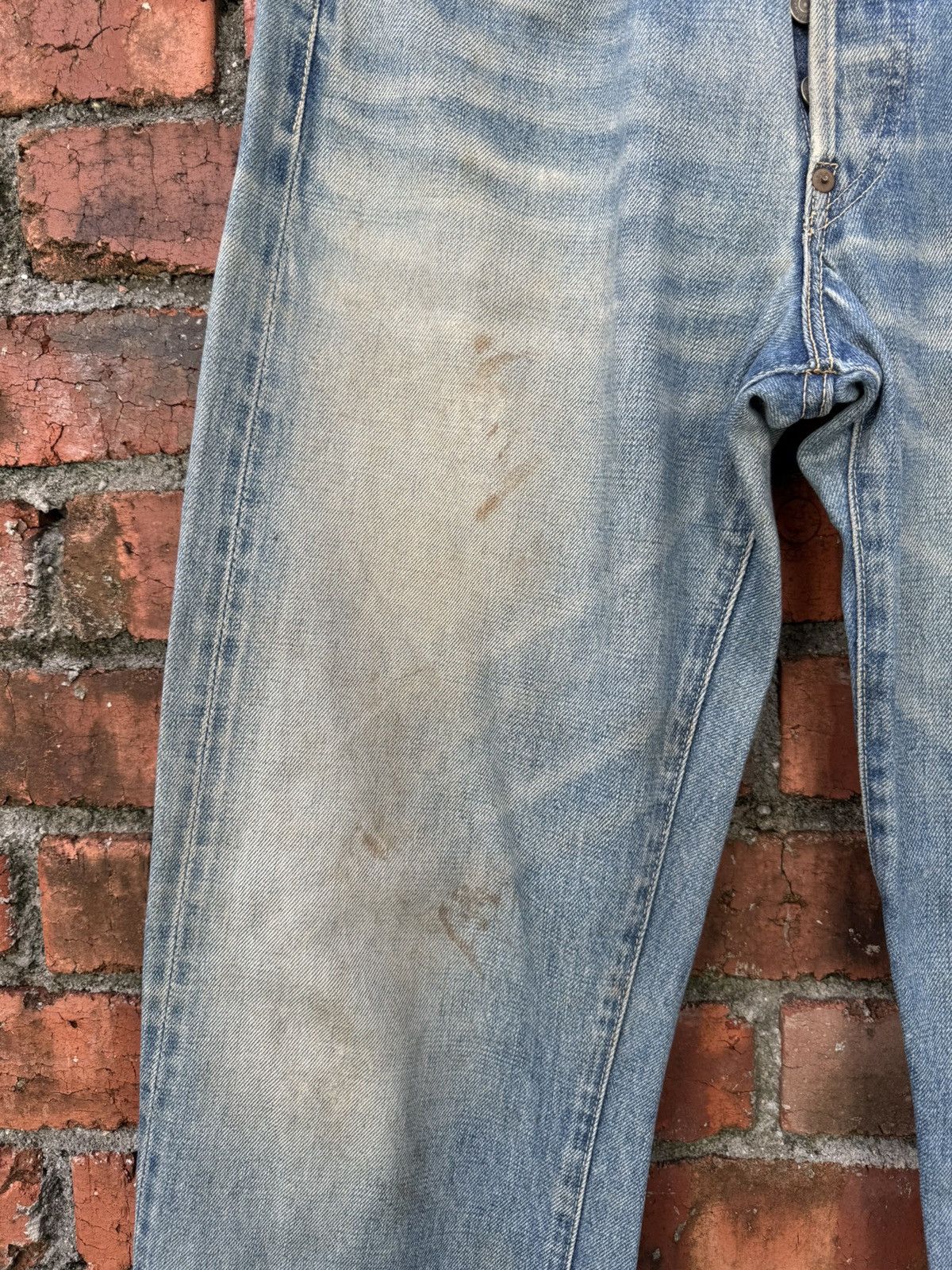 Levi's Vintage Clothing W31x32.5 Vintage levi’s 501xx redline big E LVC buckle back Size US 31 - 8 Thumbnail