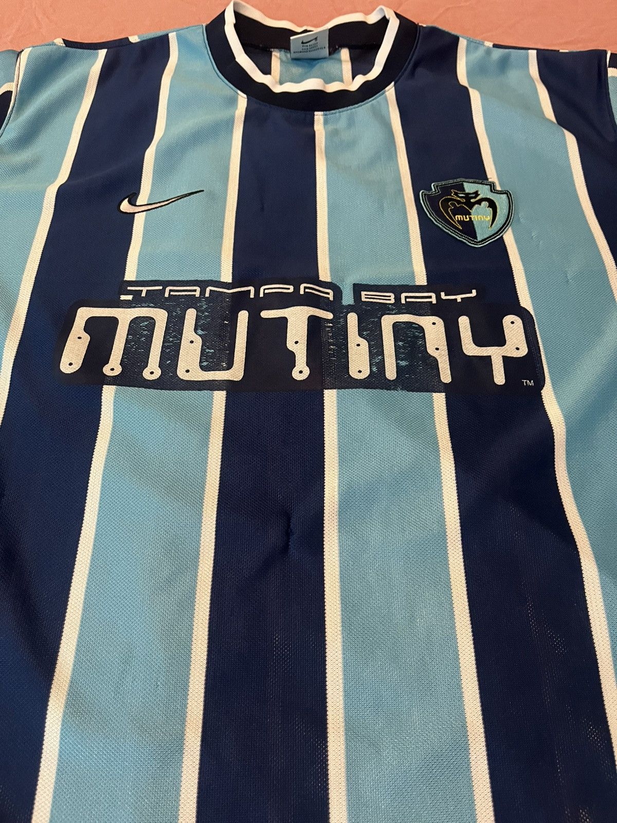 Nike Rare Vintage 1997-98 Tampa Bay Mutiny Home Jersey – MLS Size US XL / EU 56 / 4 - 2 Thumbnail