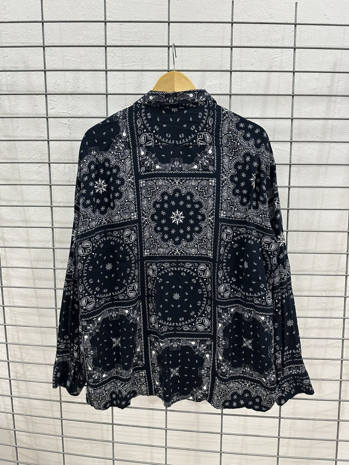 RAGEBLUE Rare Beautiful Rageblue Bandana Paisley Open Collar Shirt Size US L / EU 52-54 / 3 - 2 Thumbnail