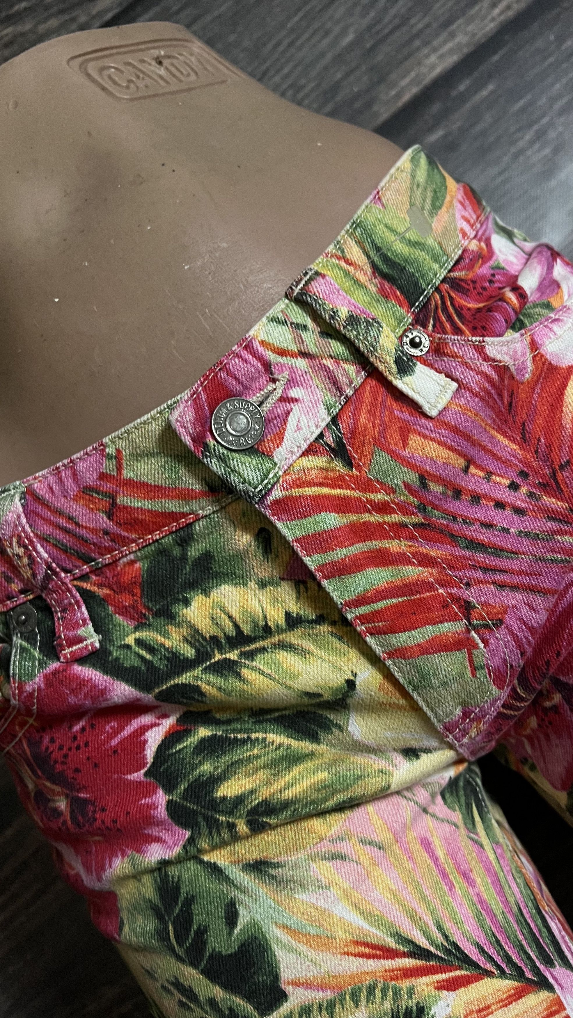 Denim & Supply Ralph Lauren Denim & Supply Ralph Lauren Flowers Pants Vintage y2k Size 26" / US 2 / IT 38 - 4 Thumbnail