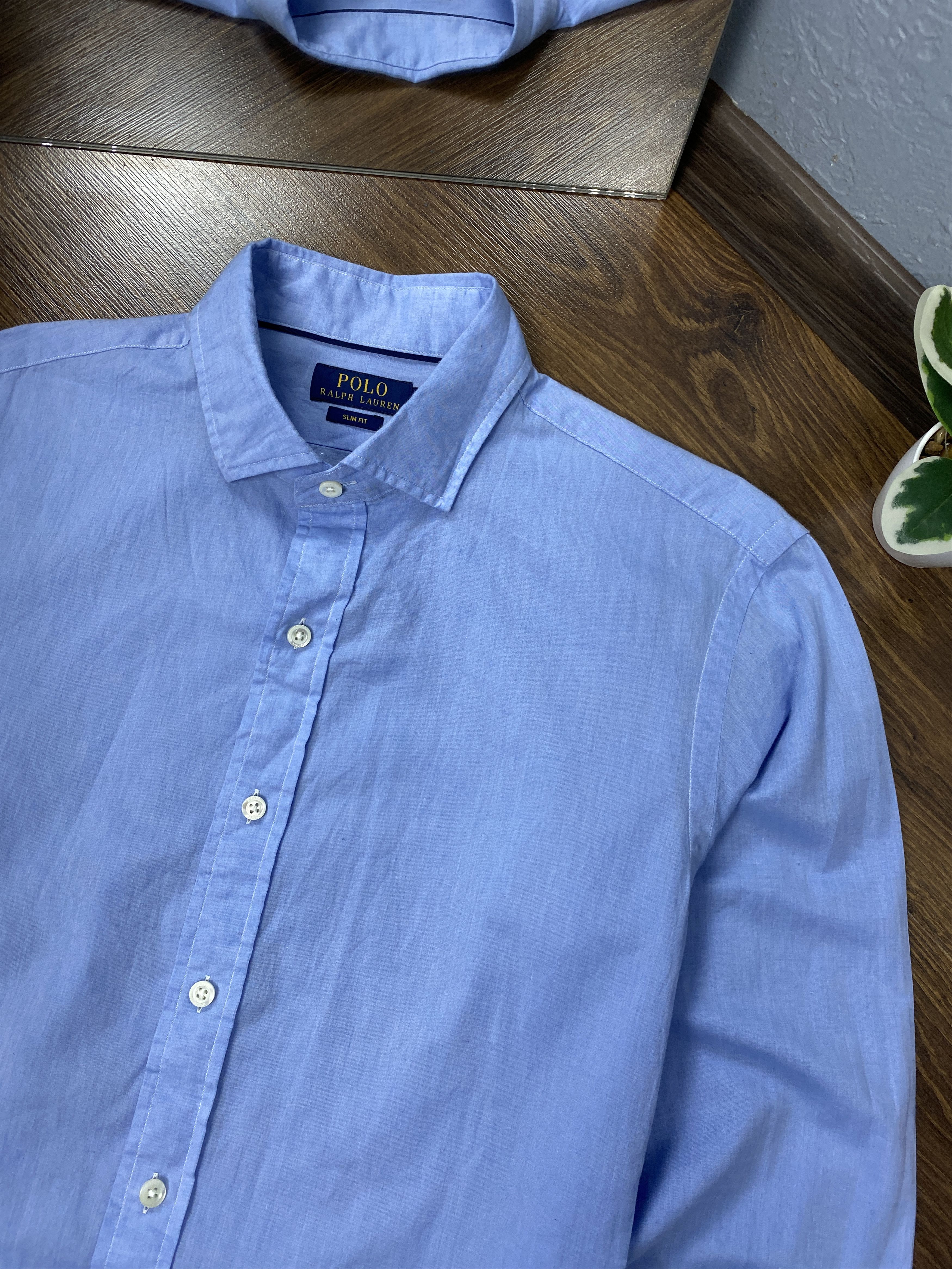 Polo Ralph Lauren × Ralph Lauren Polo Ralph Lauren vintage long sleeve shirt y2k slim fit Size US L / EU 52-54 / 3 - 2 Thumbnail