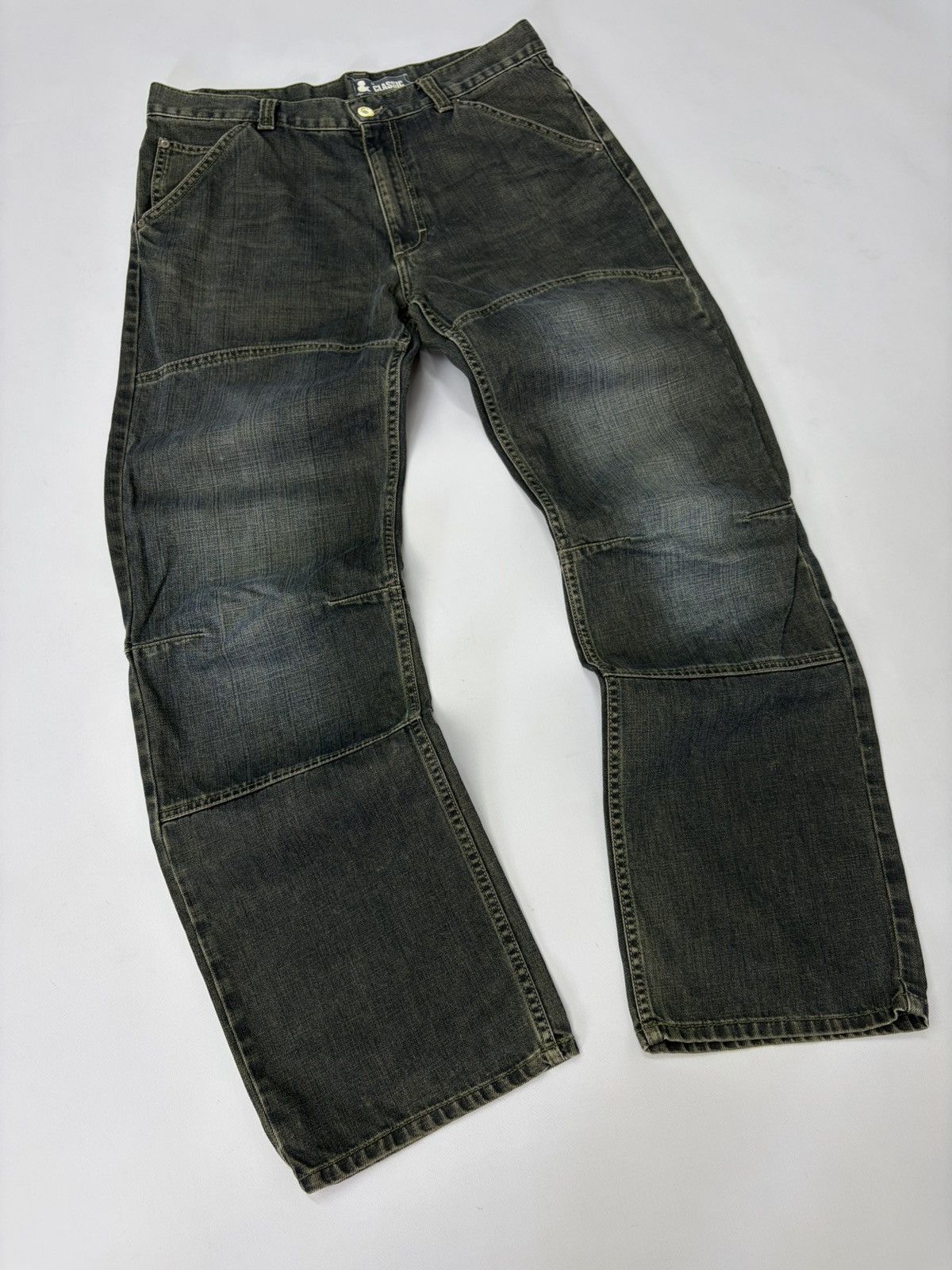 Hedi Slimane VTG Balenciaga Rick Owens Style Baggy Jeans Pants ArchiveY2K Size US 32 / EU 48 - 5 Thumbnail