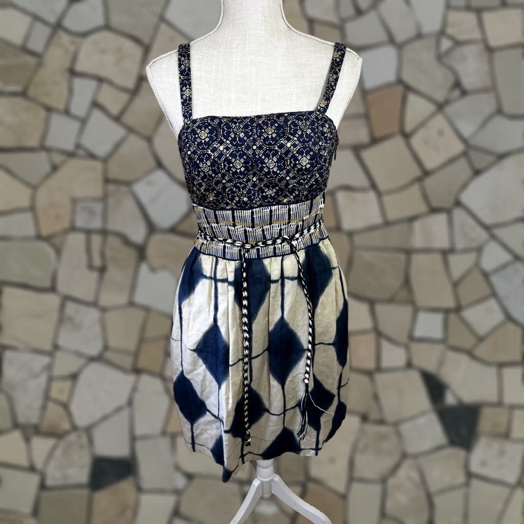 anthropologie maeve dress blue Sabine Mini Dress by Maeve