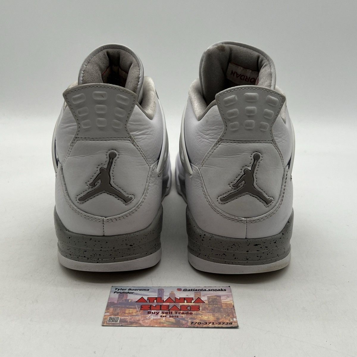 Jordan Brand Air Jordan 4 white Oreo Size US 11.5 / EU 44-45 - 3 Thumbnail