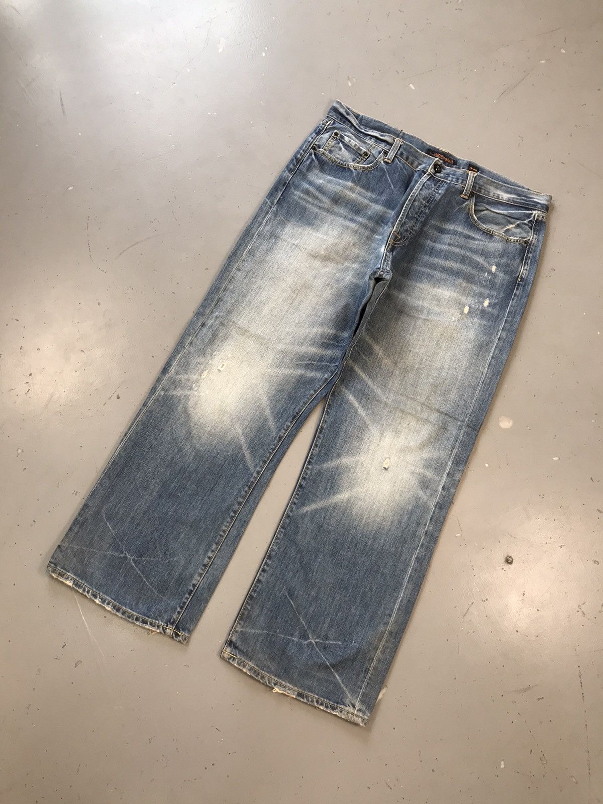 Christian Audigier × Ed Hardy × Vintage Vintage Ed hardy Christian Audigier printed denim Size US 38 / EU 54 - 3 Thumbnail