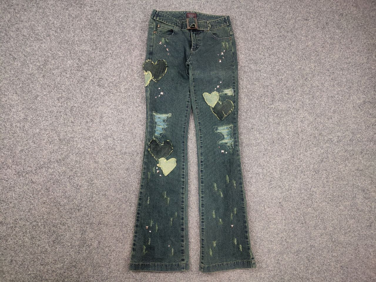 If Six Was Nine Vintage Y2K hysteric glamour Japan low-rise jeans Flared LGB Size 26" / US 2 / IT 38 - 7 Thumbnail