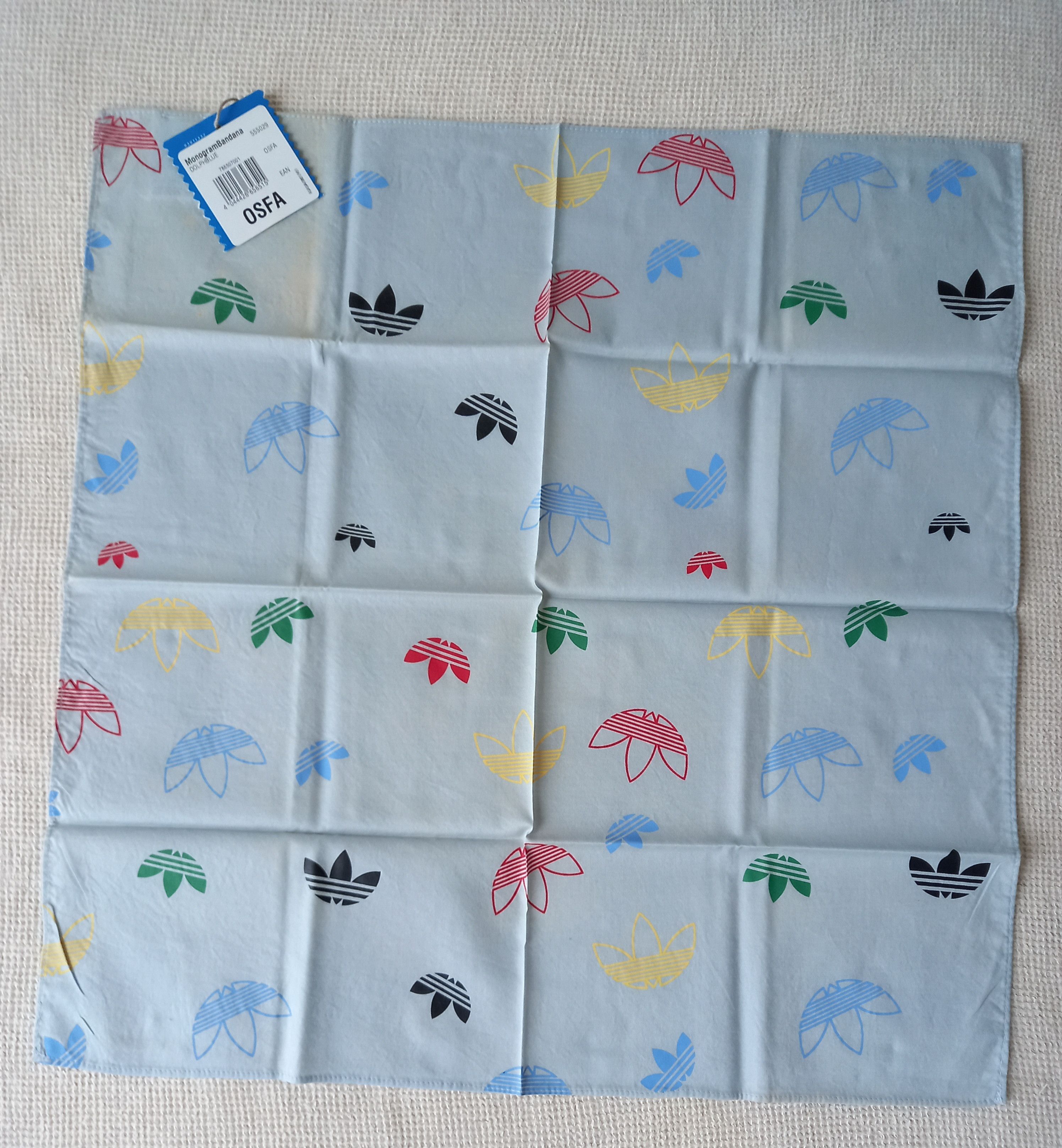 Adidas × Vintage rare Vintage 2003 Adidas Originals Bandana trefoil monogram Size ONE SIZE - 3 Thumbnail