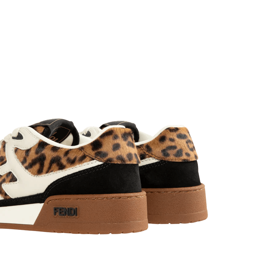 Fendi o1h1sh11225 Match Sneaker in Brown/Black Size US 7 / IT 37 - 5 Thumbnail