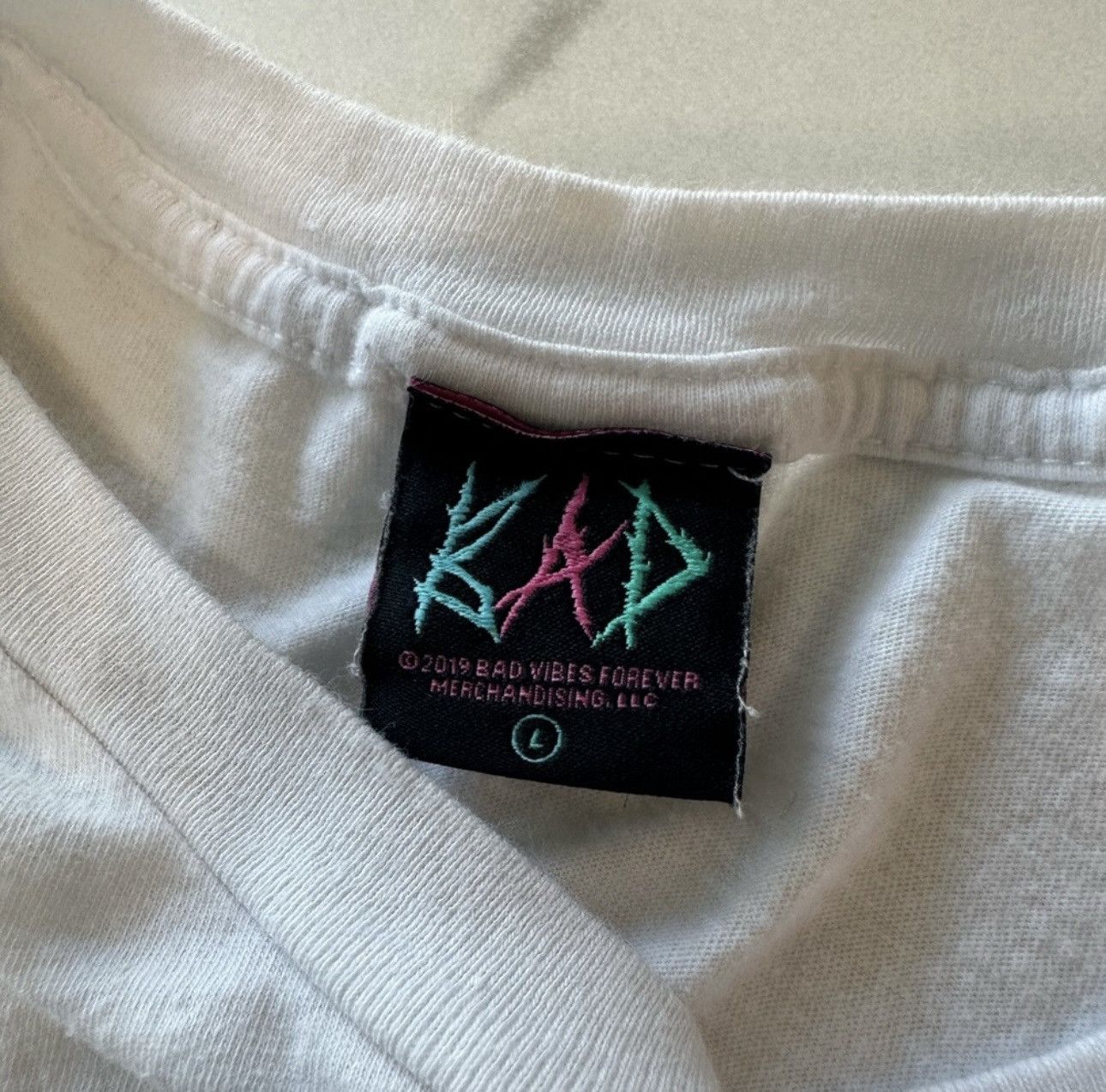 Other XXXTENTACION “BAD” Hand White T-Shirt Size US L / EU 52-54 / 3 - 6 Thumbnail