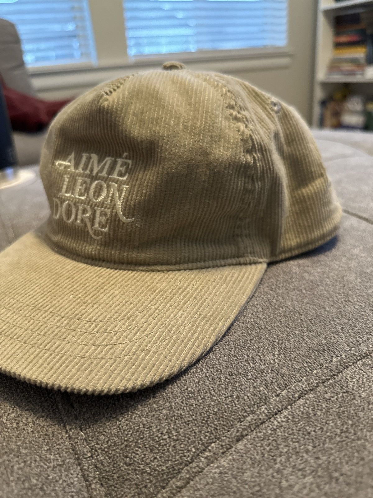 Aime Leon Dore Aime Leon Dore Corduroy 60s Logo Hat Tan Size ONE SIZE - 3 Thumbnail