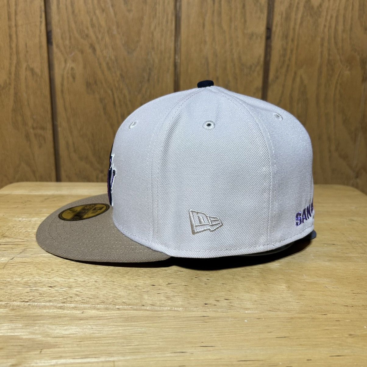 NHL Ty Mathis San Jose Sharks Cancer Awareness New Era 7 1/4 NEW Size ONE SIZE - 3 Thumbnail