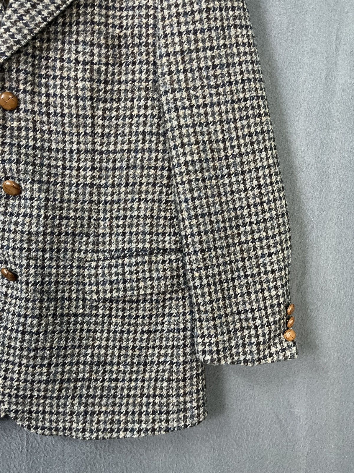 Harris Tweed Harris Tweed Houndstooth Wool Blazer Made in Japan Size 42R - 5 Thumbnail