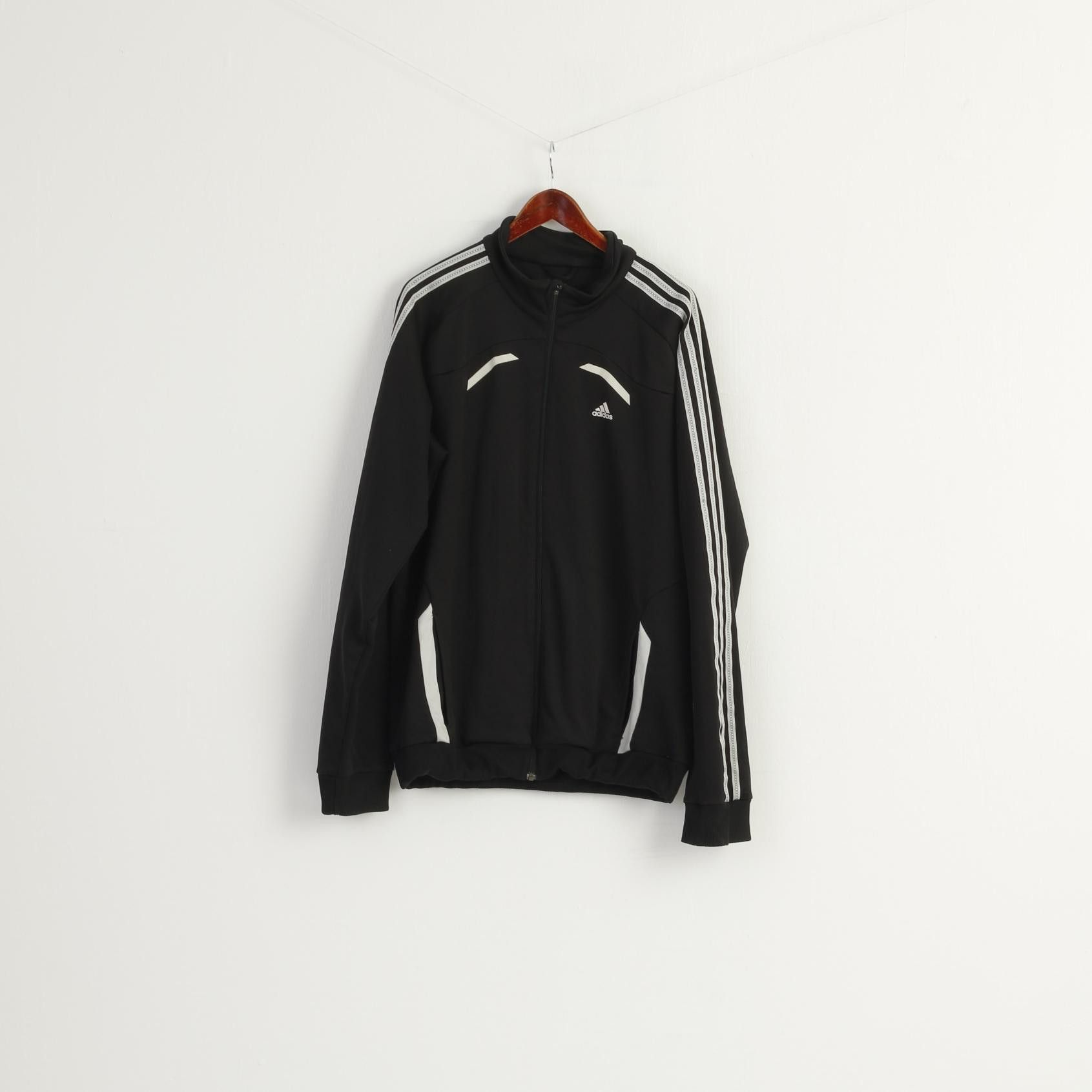 Adidas Adidas Men XL Sweatshirt Black Vintage Sportswear 3234 Size US XL / EU 56 / 4 - 1 Thumbnail