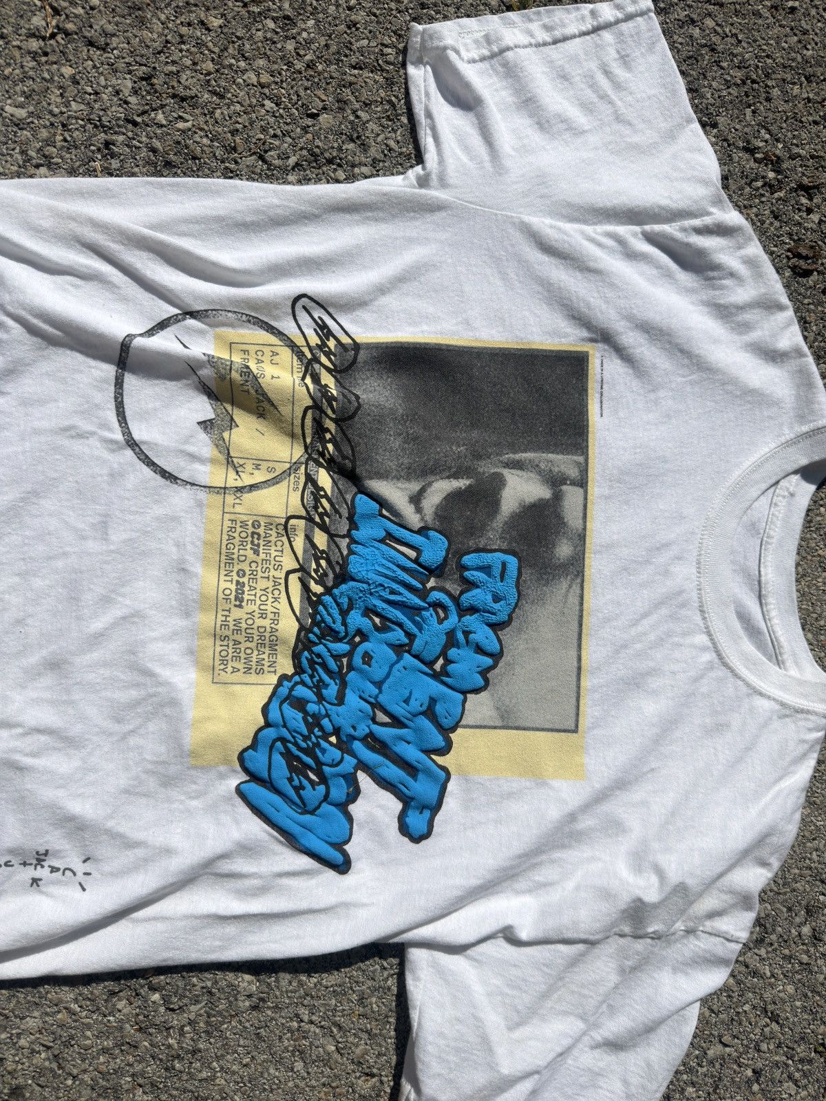 Fragment Design × Nike × Travis Scott Travis Scott Cactus Jack For Fragment Manifest T-shirt Size US M / EU 48-50 / 2 - 2 Thumbnail