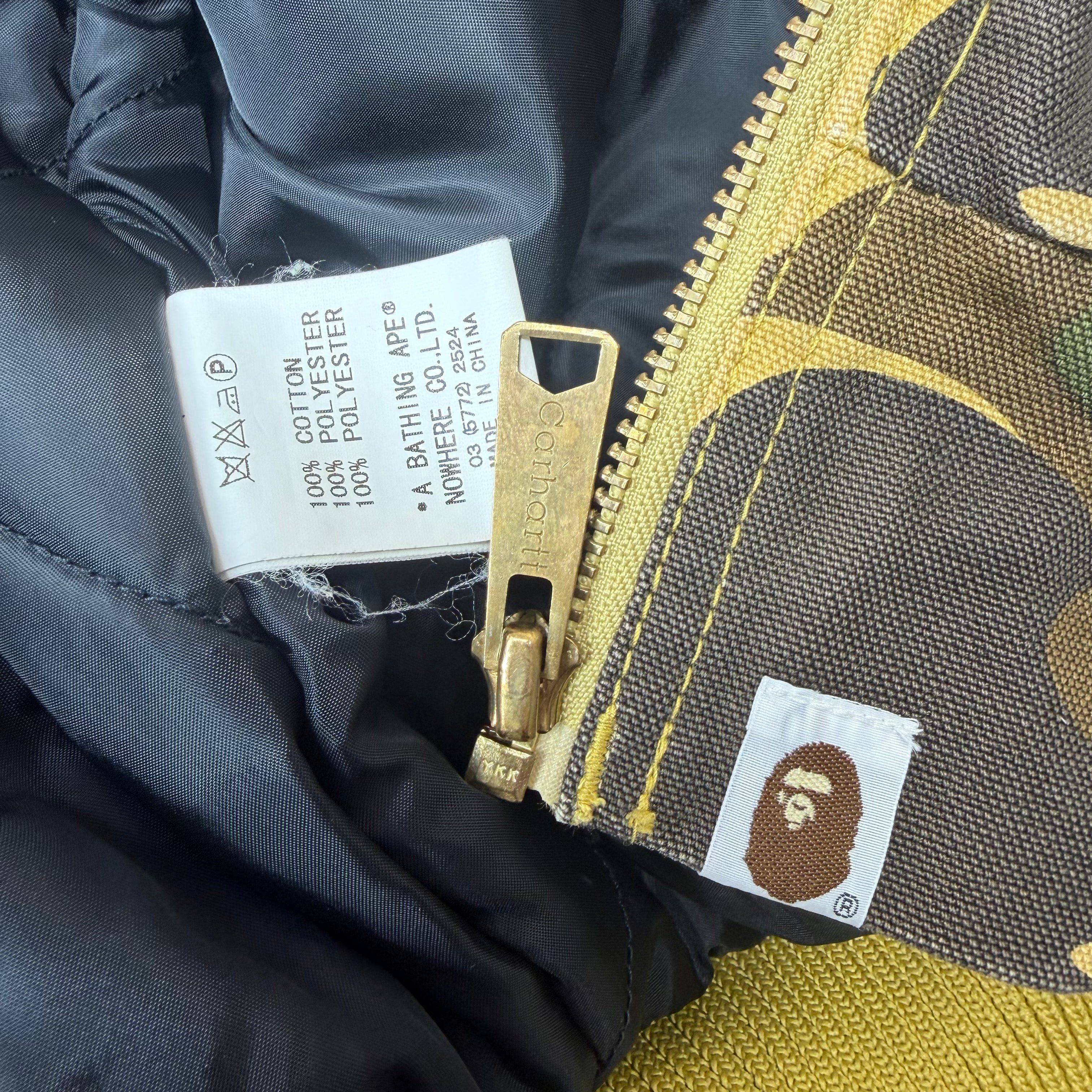 Bape × Carhartt Bape x Carhartt 1st Yellow Camo Jacket L Size US L / EU 52-54 / 3 - 5 Thumbnail