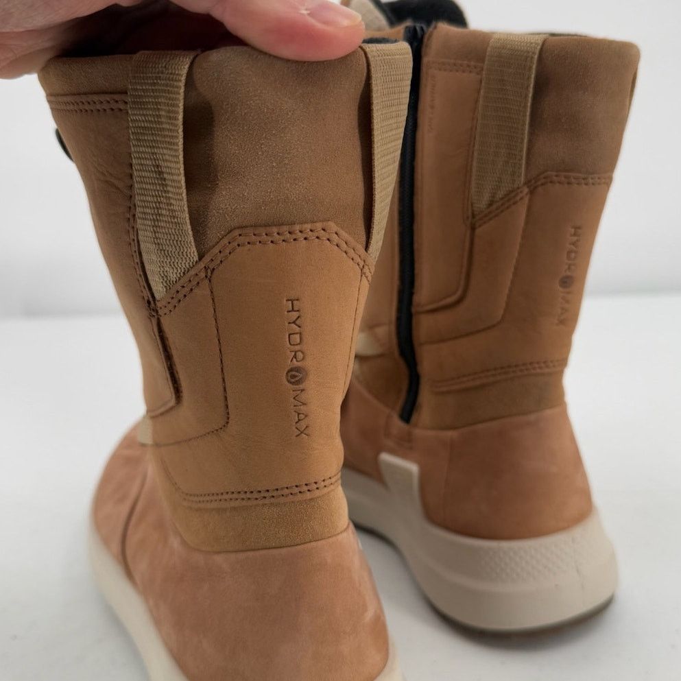 Ecco NWT Ecco Women's Tan Solice Leather Insulated High Boots Size US 8 / IT 38 - 5 Thumbnail