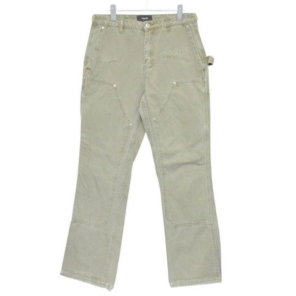 Vuja De Vuja De Double Knee Carpenter Pants Khaki M Size US 31 - 1 Thumbnail