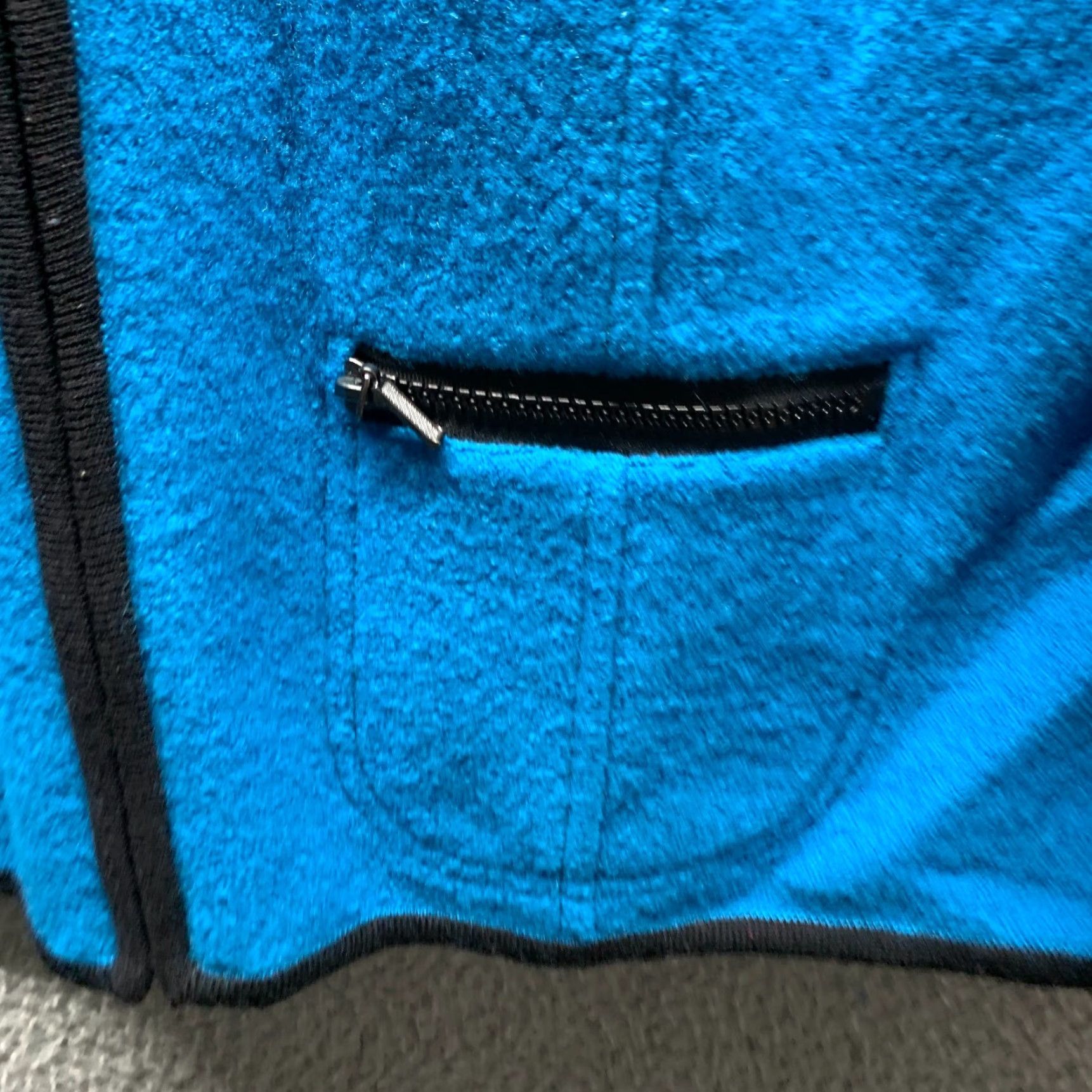 Laura Ashley VINTAGE Laura Ashley Sweater Womens Medium Blue 90s Full Zip Wool Knit Button Collar - Mens? Womens Size M / US 6-8 / IT 42-44 - 5 Thumbnail