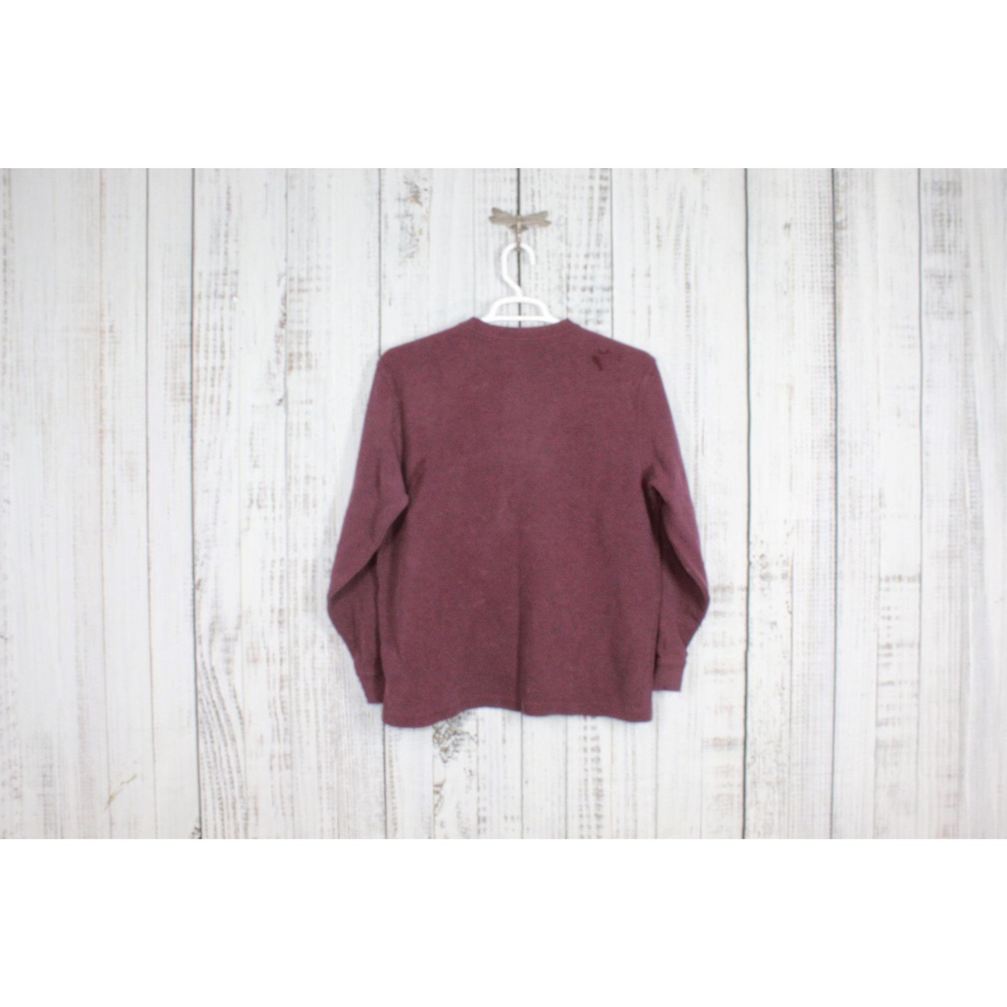 L.L. Bean LL Bean Men's Unshrinkable Mini Waffle Henley Long Sleeve Size US L / EU 52-54 / 3 - 7 Thumbnail