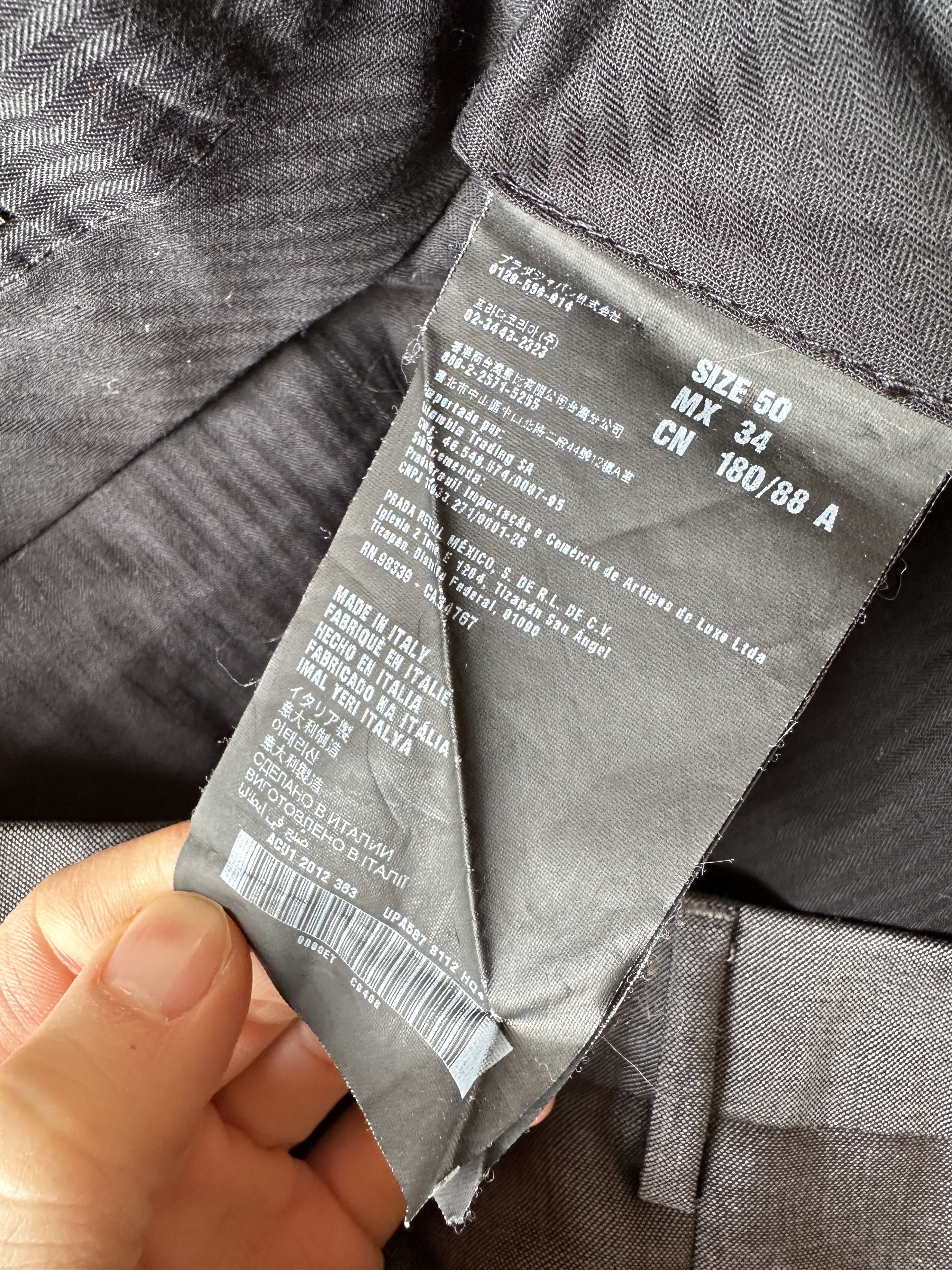 Prada Prada Mohair/Wool Trousers Size US 34 / EU 50 - 6 Thumbnail