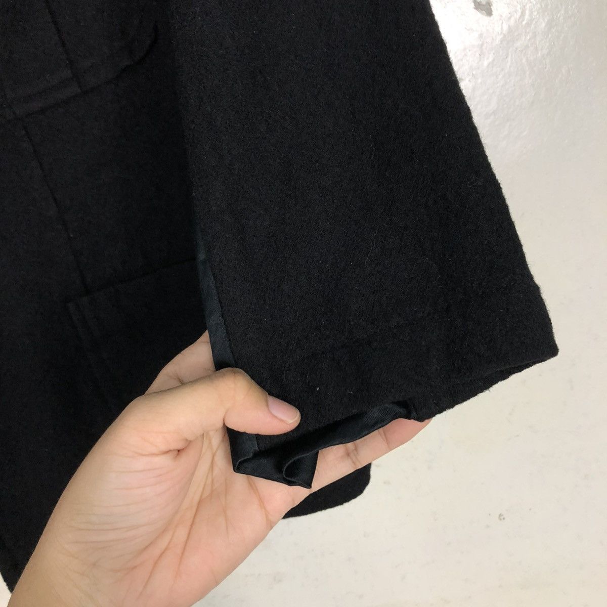 Yohji Yamamoto 🔥RICH BLACK CROPPED WOOL JACKET WORKER Y’S YOHJI YAMAMOTO Size M / US 6-8 / IT 42-44 - 19 Thumbnail