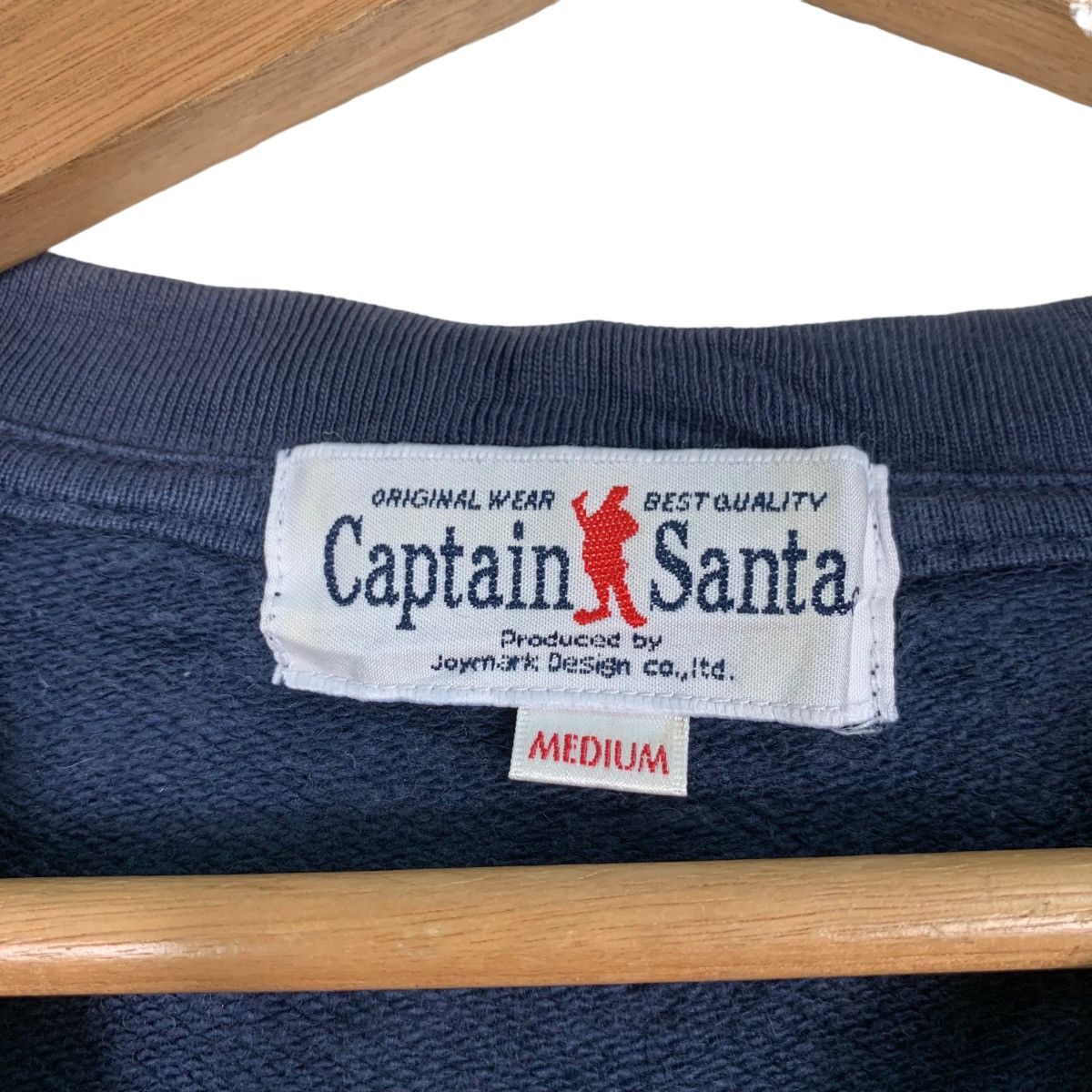 Japanese Brand CAPTAIN SANTA Big Logo Graphic Sweatshirt #0662-C31 Size US M / EU 48-50 / 2 - 10 Thumbnail