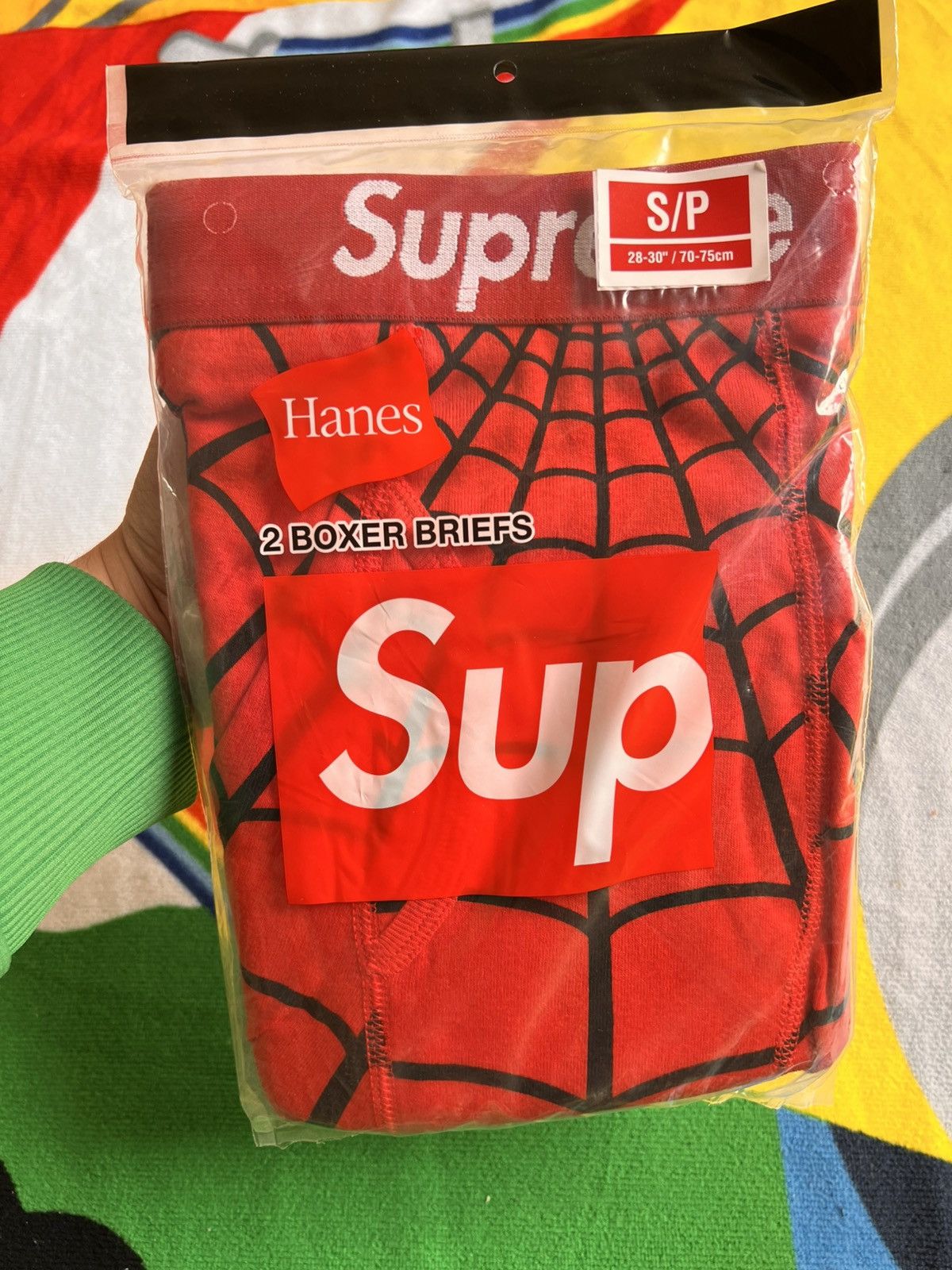 Supreme S Supreme Marvel Spider Man Web hanes Boxer Briefs Pack Red Size US 30 / EU 46 - 11 Thumbnail