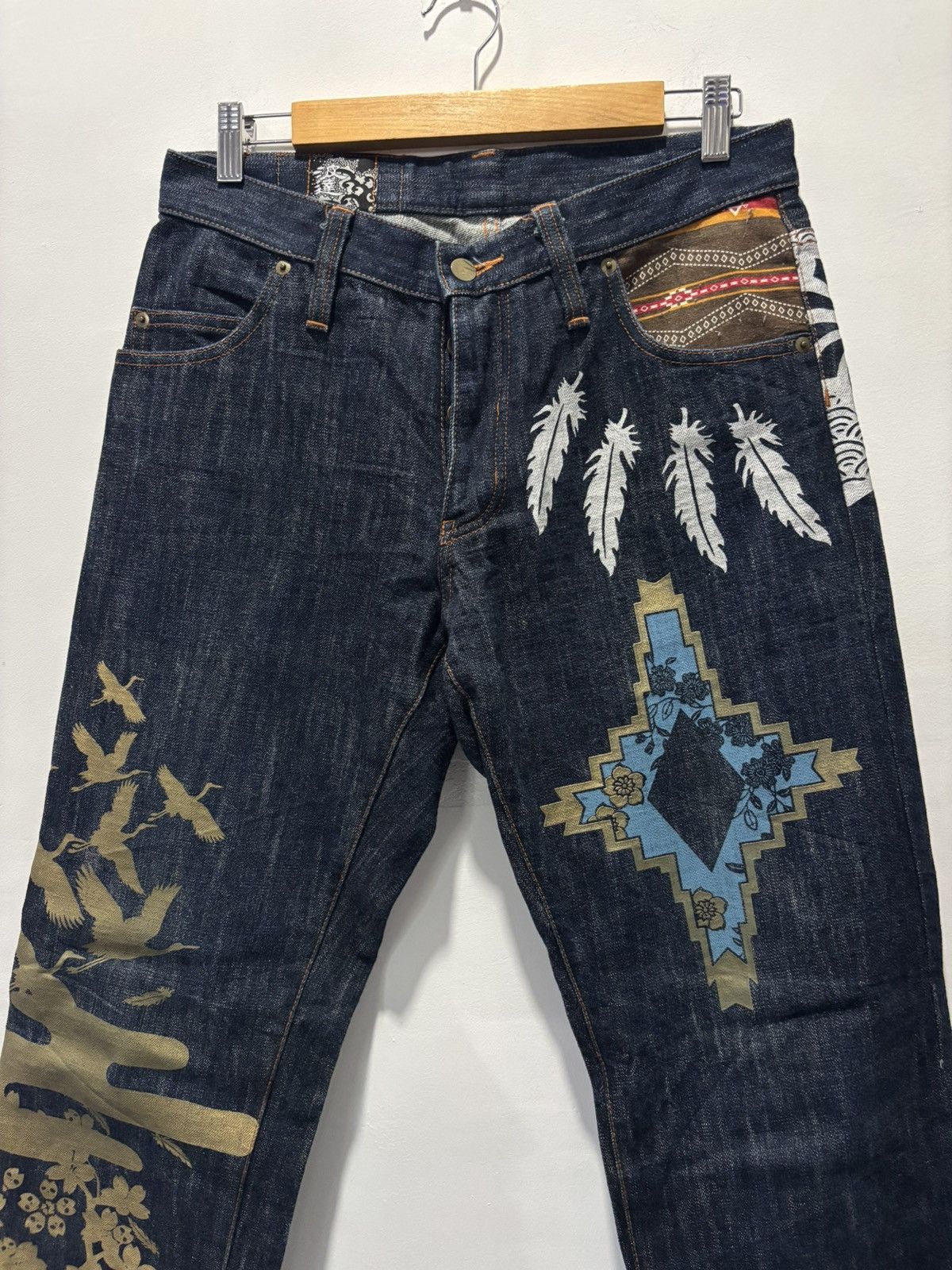 Japanese Brand Namitatsu Denim Jeans Size US 31 - 3 Thumbnail
