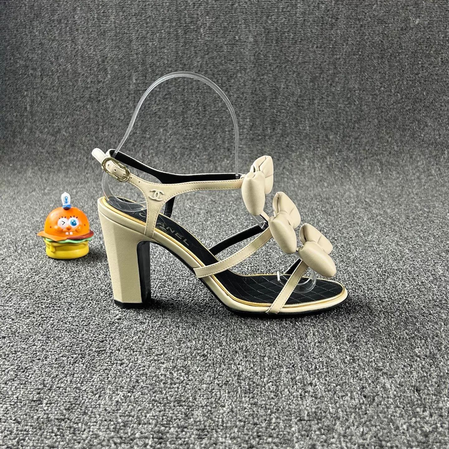 Chanel Chanel ribbon bow sandals 36.5 good condition Size US 6 / IT 36 - 4 Thumbnail