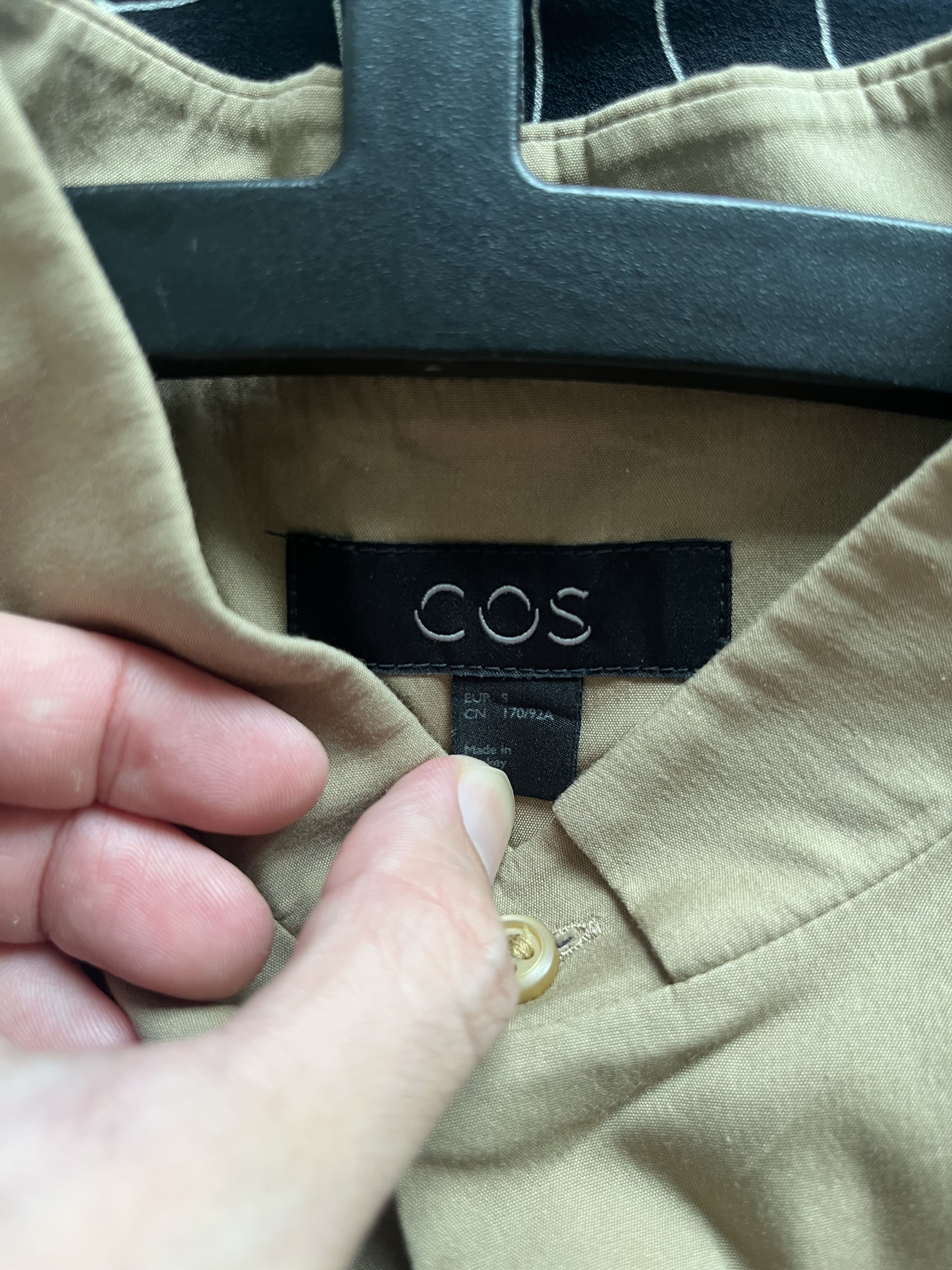 Cos COS Mandarin-collar Midsleeve Shirt Size US S / EU 44-46 / 1 - 3 Thumbnail