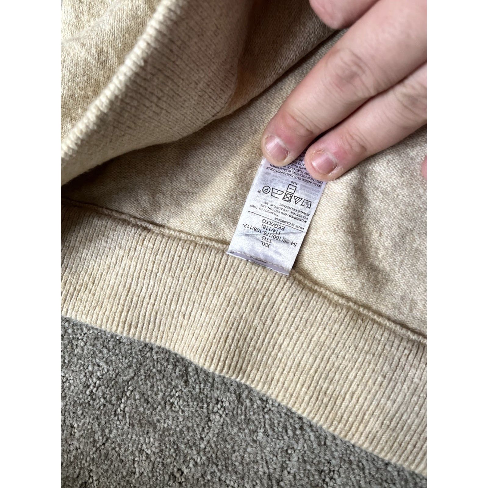 Gap Gap Women's Sweatpants Tie-Drawstring Wide-Leg Flare Cotton Blend Brown XXL Pull On Casual Pants Size 40" / US 18 - 7 Thumbnail