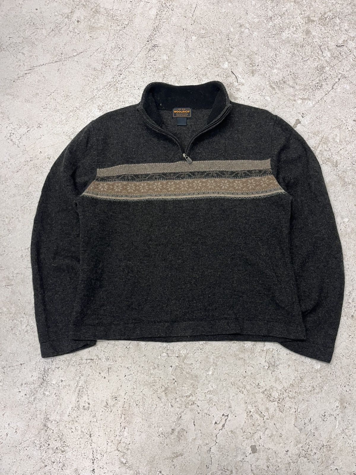 Woolrich Woolen Mills Vintage woolrich women’s quarter zip sweater Size M / US 6-8 / IT 42-44 - 2 Thumbnail