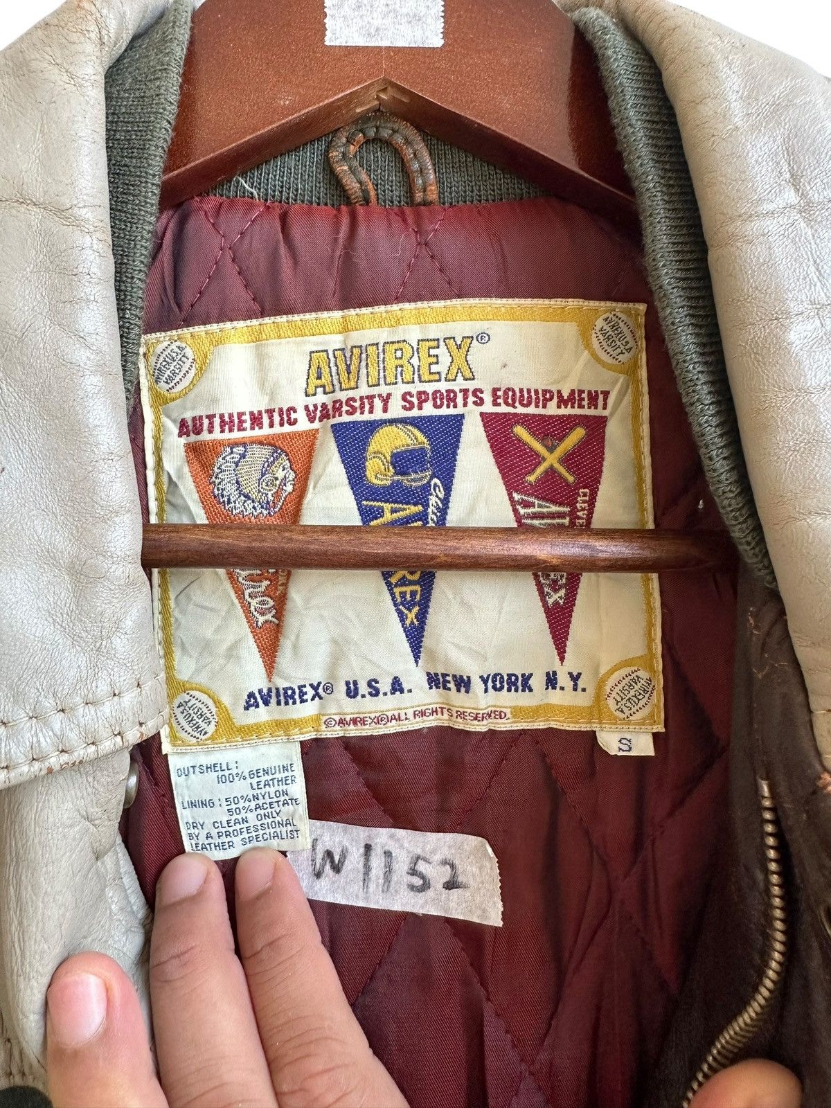 Avirex Vintage Varsity Avirex Leather Jacket Size US S / EU 44-46 / 1 - 14 Thumbnail