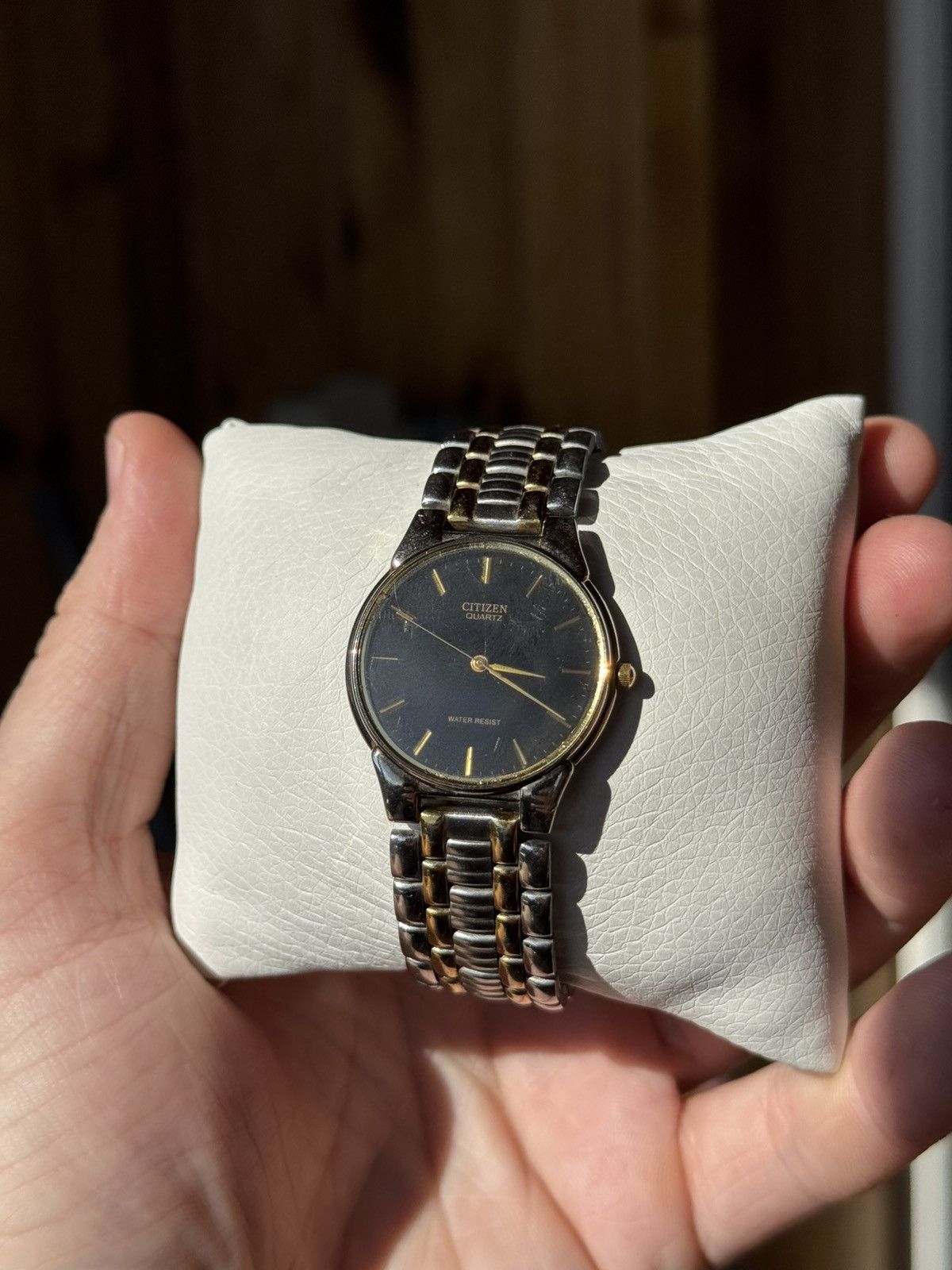 Vintage 90's Citizen Retro Watch Japanese Quartz, Work in Silver, Men's