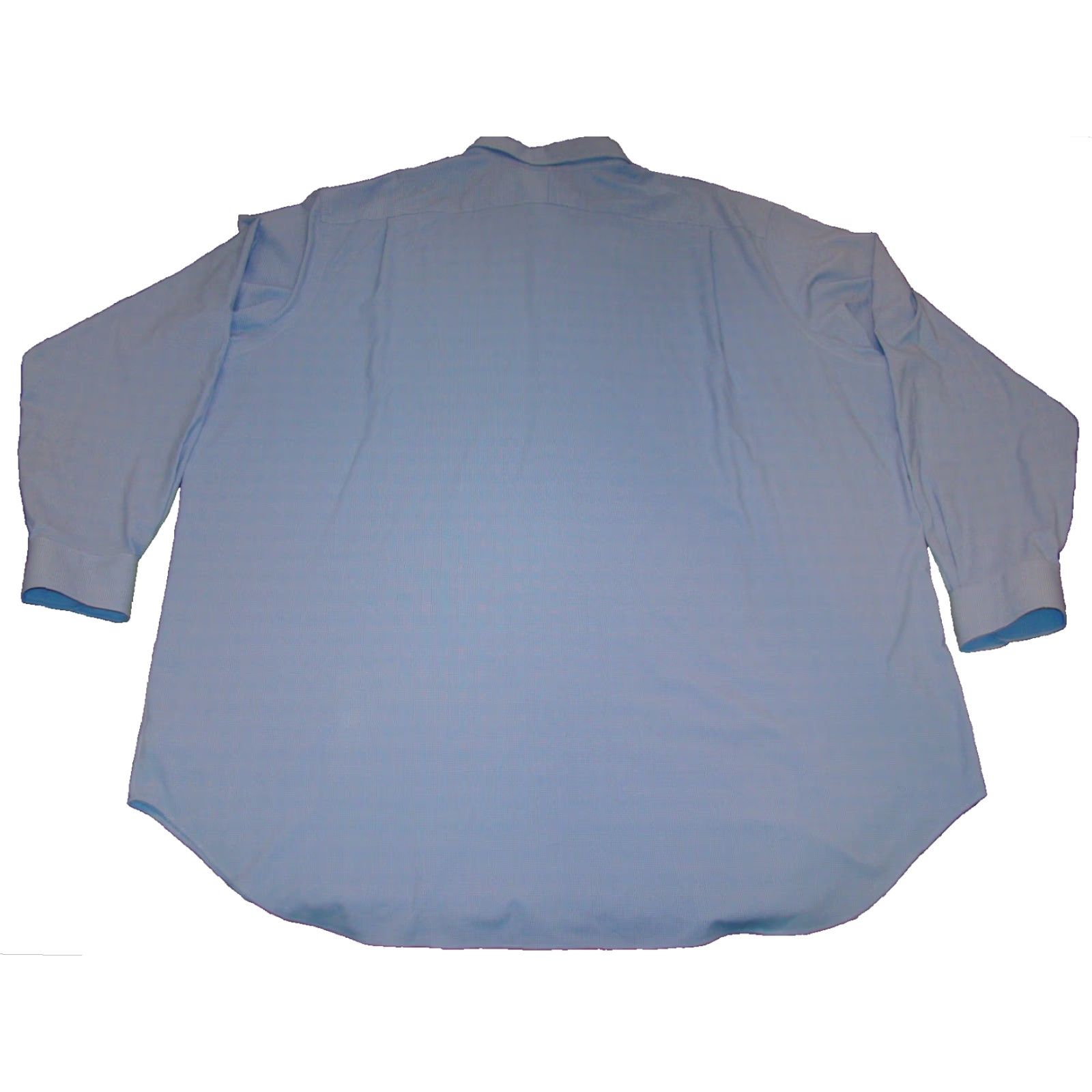 Polo Ralph Lauren Polo Ralph Lauren Men’s Blue Plaid Button-Up Nylon Stretch Dress Shirt 4XLT Classic Fit Big & Tall Men Size 48R - 7 Thumbnail