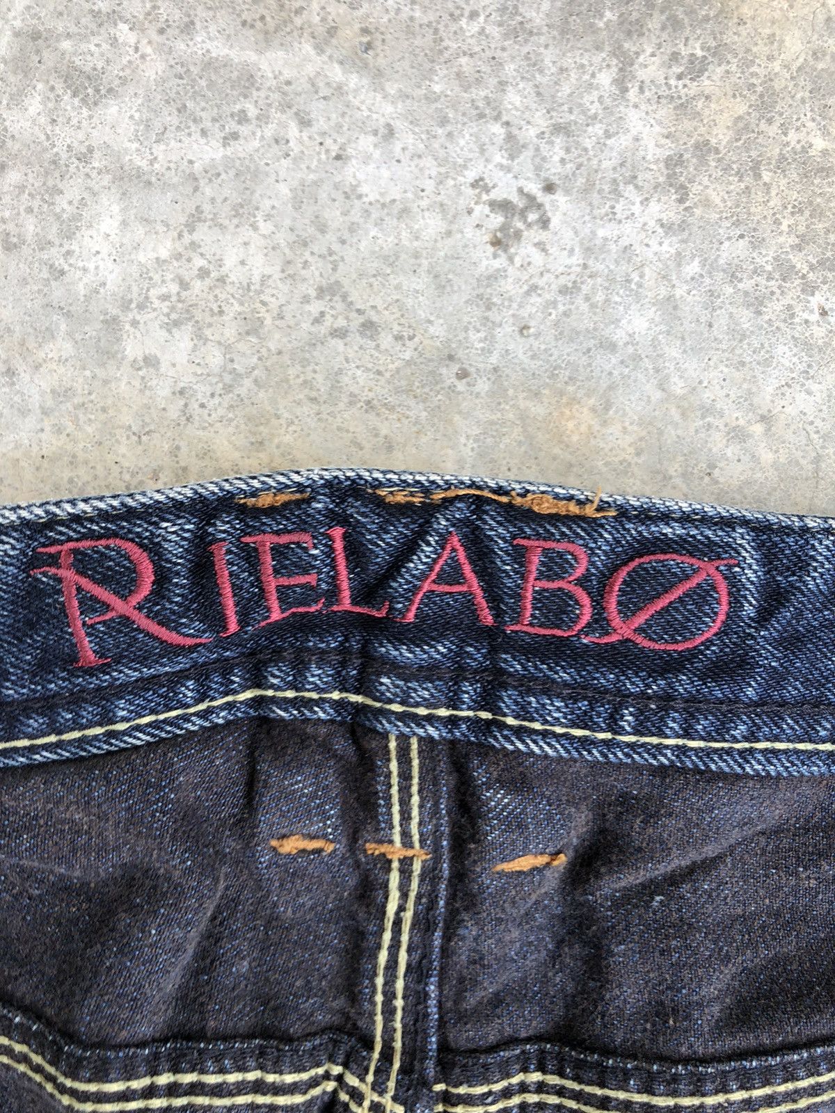 If Six Was Nine Japanese Rielabo Flared Jeans Distressed Jeans Size US 32 / EU 48 - 14 Thumbnail