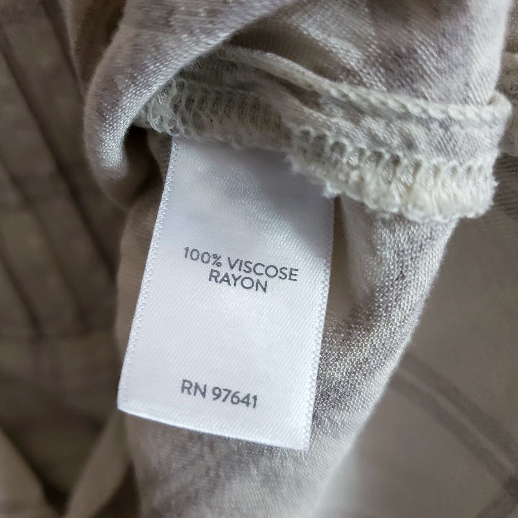 J. Jill J Jill Womens Button Front Shirt Sz Medium Beige Gray Long Sleeve Pintuck Shirt Size M / US 6-8 / IT 42-44 - 6 Thumbnail