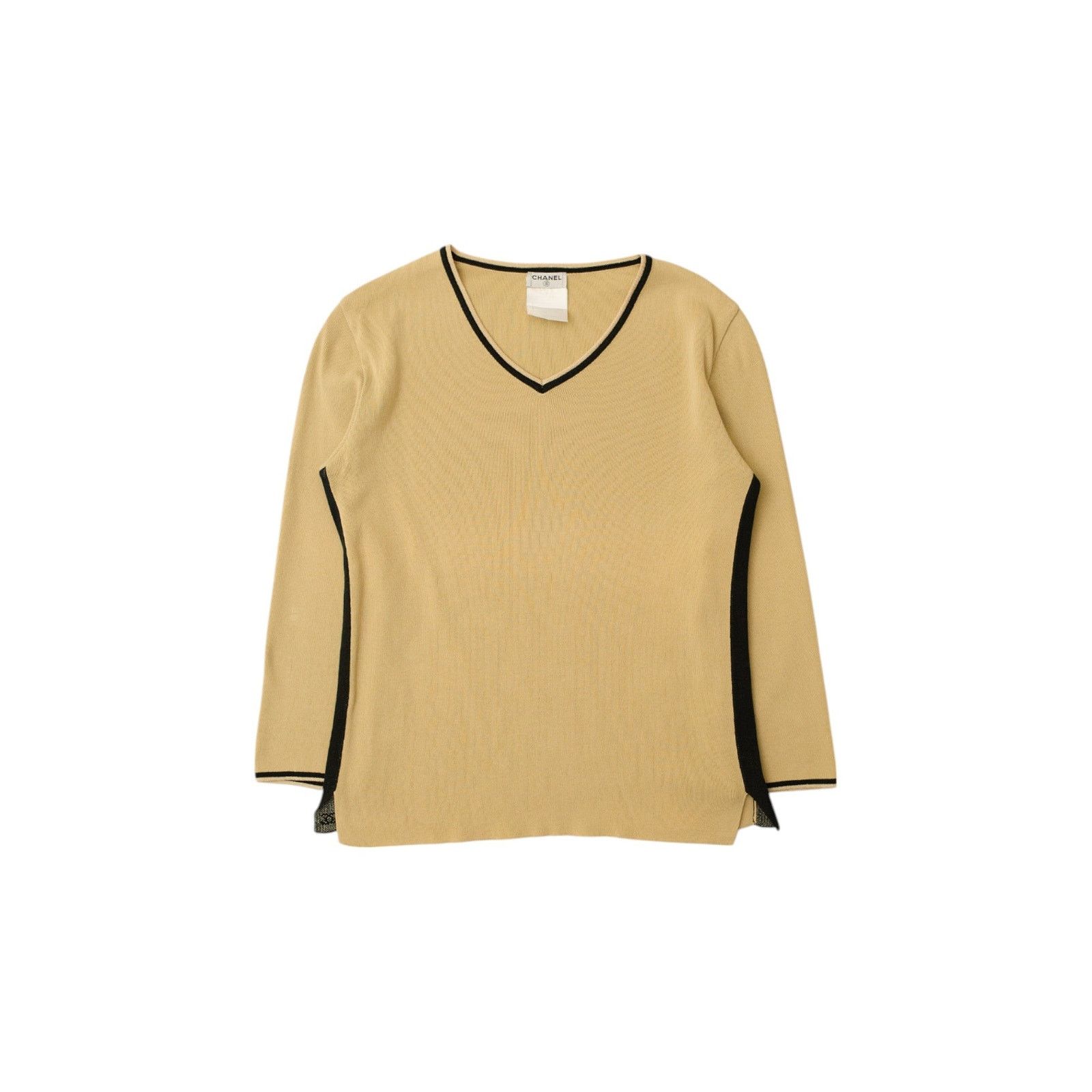 Chanel S/S 2008 Chanel Long Sleeve Knit Sweater Size XS / US 0-2 / IT 36-38 - 1 Thumbnail