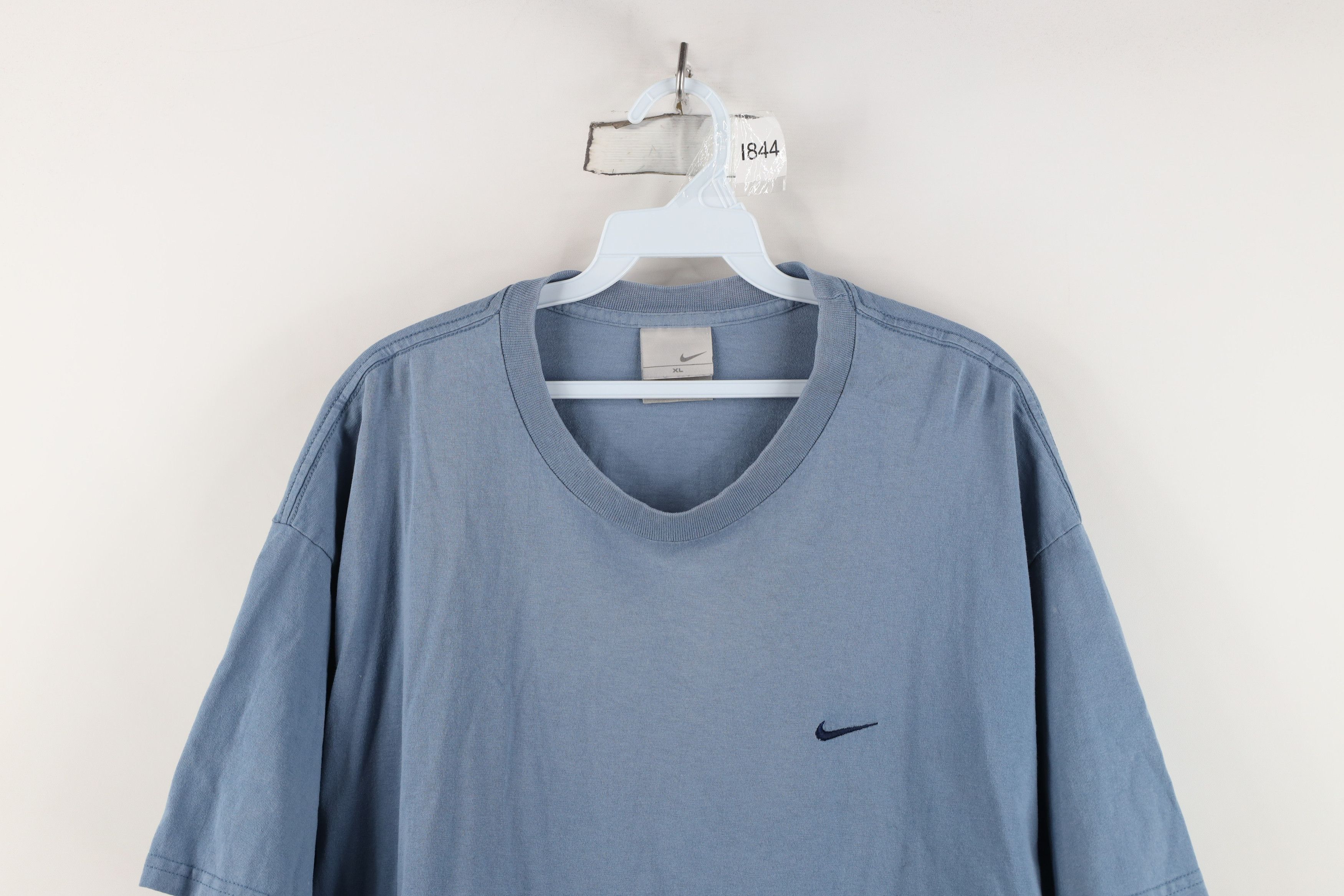 Nike Vintage Nike Scott Mini Swoosh Short Sleeve T-Shirt Blue Size US XL / EU 56 / 4 - 2 Thumbnail